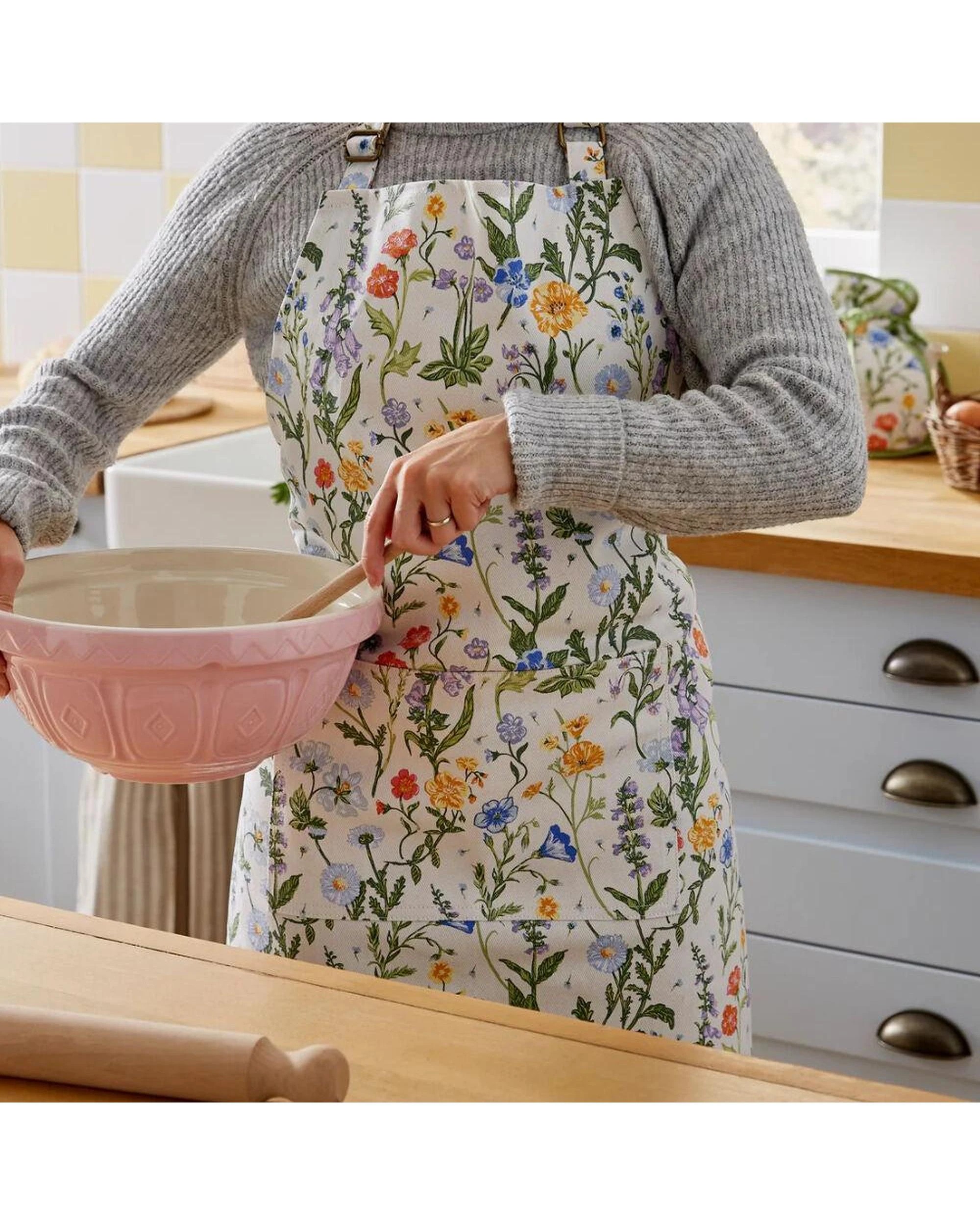 2 Ulster Weavers Apron Cottage Garden  80 x 70cm, 2 of 2