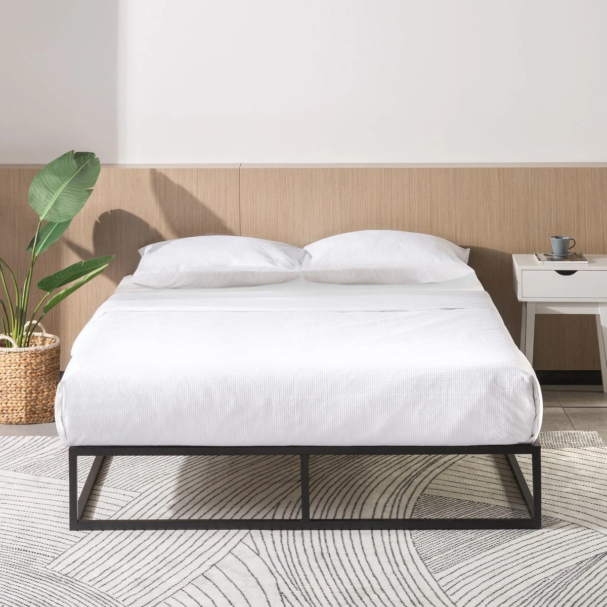 1 Double Bed Olivia Metal Bed Base, 1 of 10