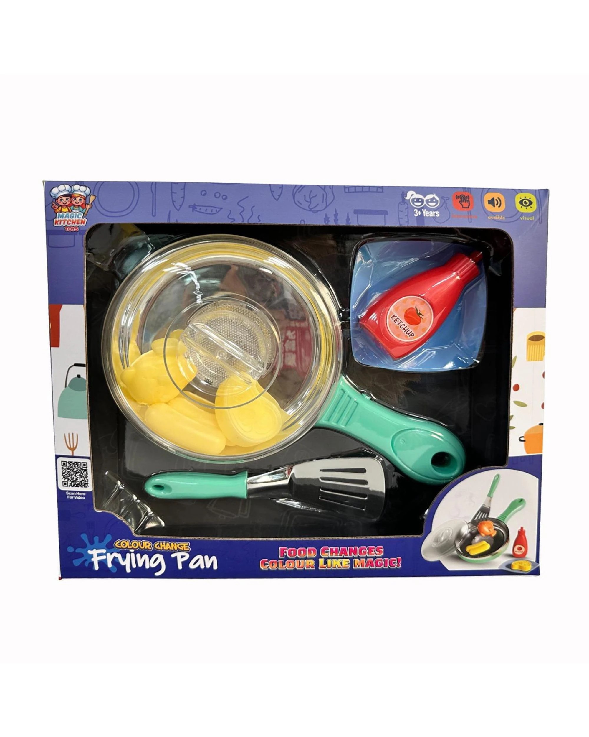 1 Magic Kitchen Colour Change Frying Pan Set, 1 of 2