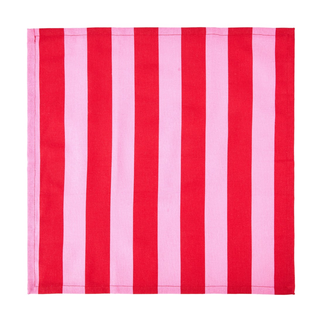 3 4 Pack Pink & Red Stripe Napkins, 3 of 4