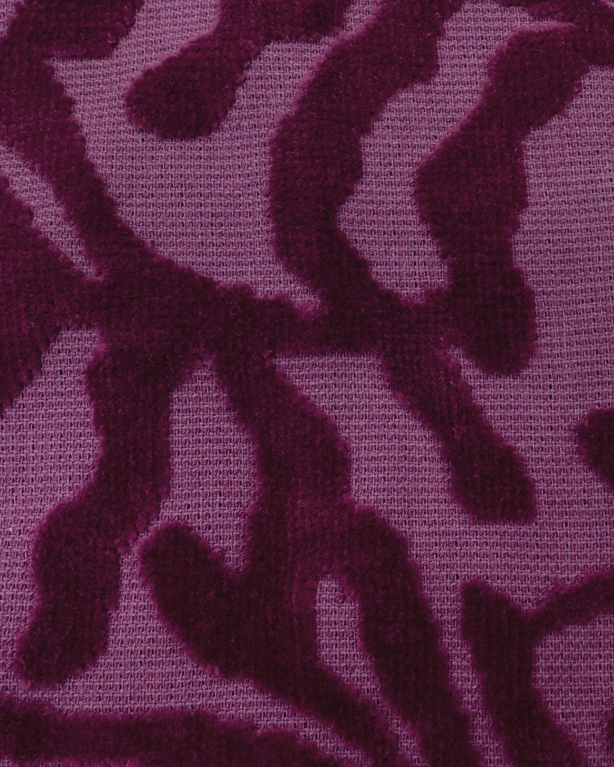 3 Bambury Nori HiLo Cotton Beach Towel Soft Absorbent Natural Fringe Berry - Purple, 3 of 3