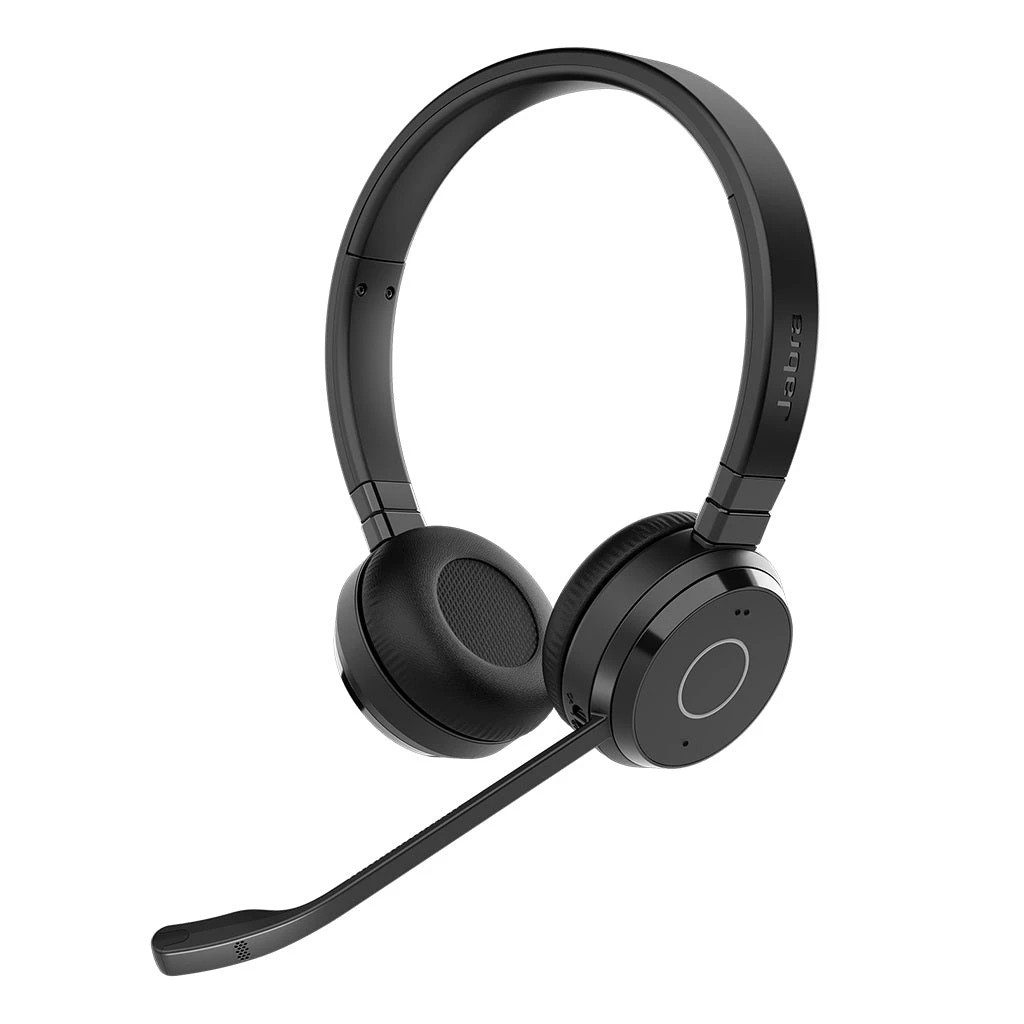 2 Jabra Evolve 65 TE UC Stereo Wireless Bluetooth Headset - Black, 2 of 2