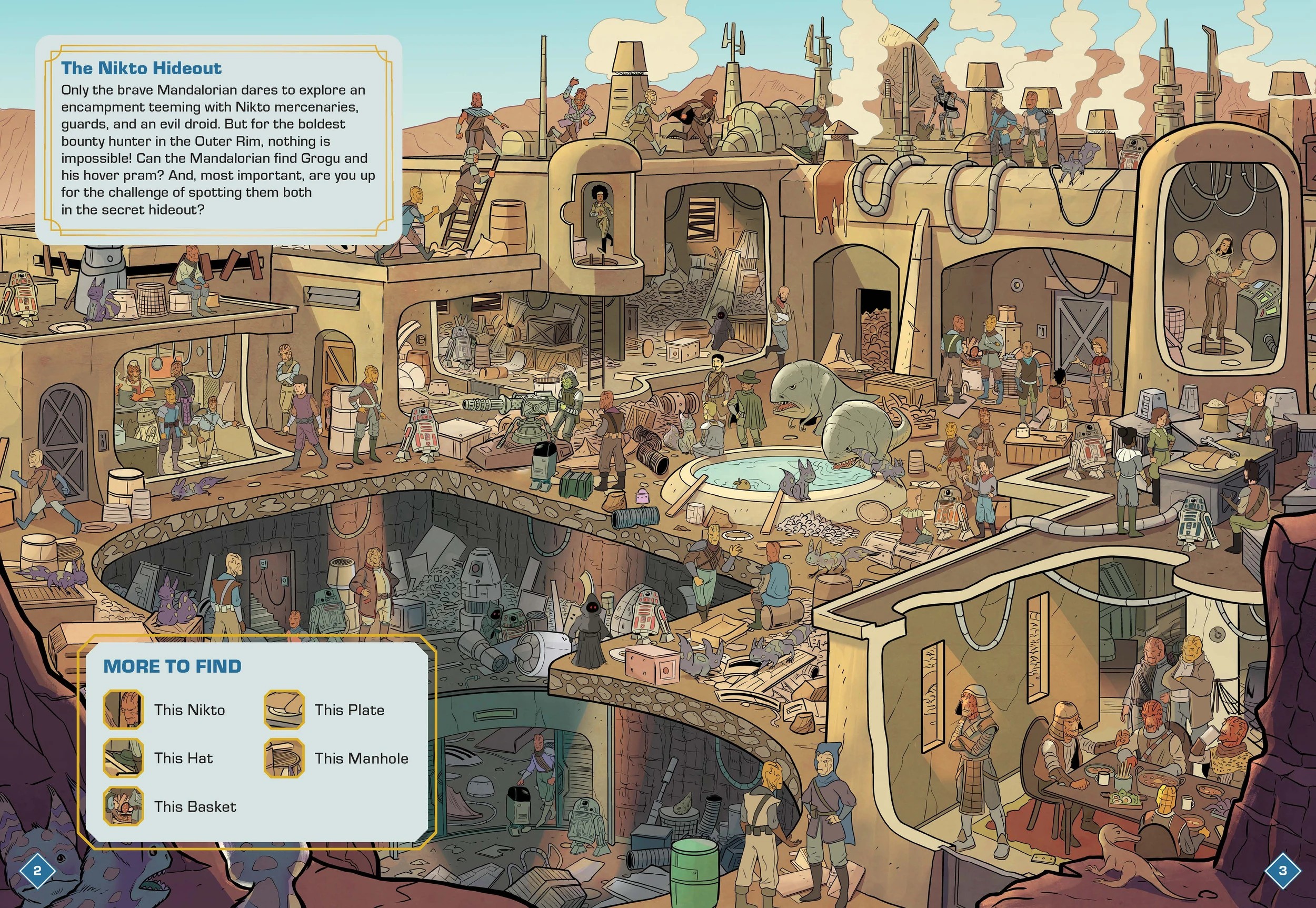 3 Star Wars The Mandalorian: Where's Grogu? - Book, 3 of 4