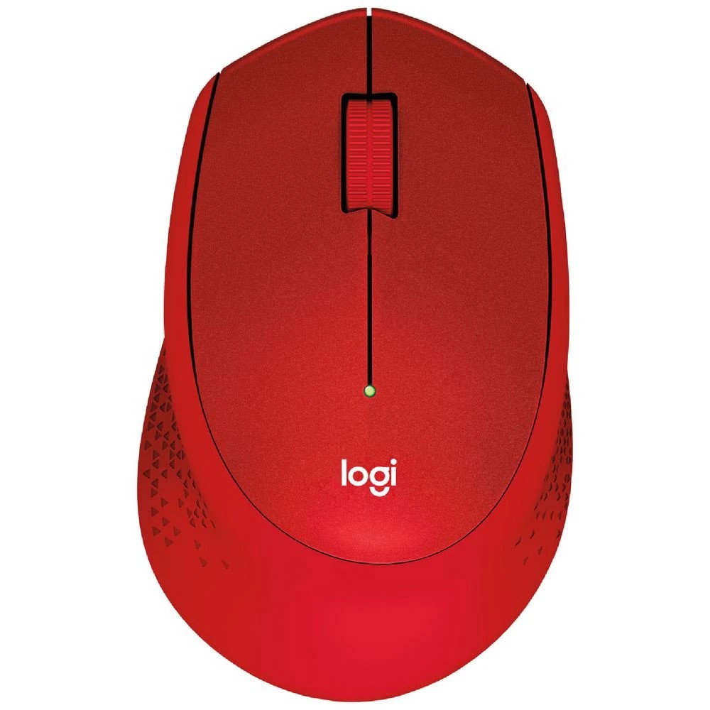 1 Logitech M331 Silent Wireless Mouse Red, 1 of 7