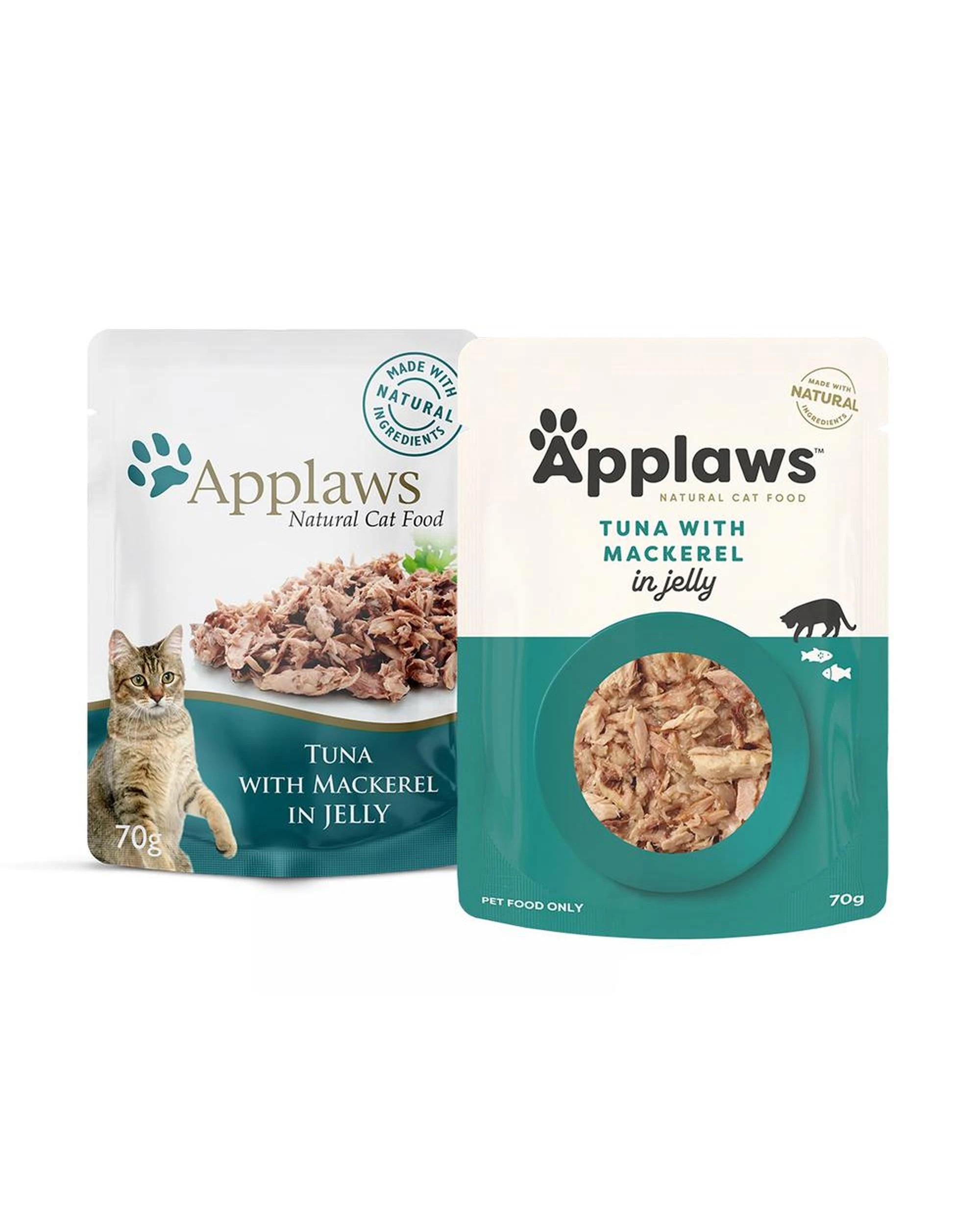 2 Applaws Wet Cat Food Tuna w/ Mackerel in Jelly 16 x 70g, 2 of 2