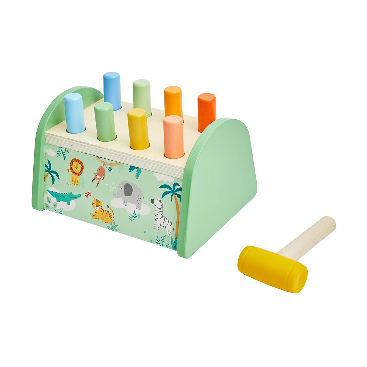 1 Wooden Jungle Pound Bench, 1 of 7