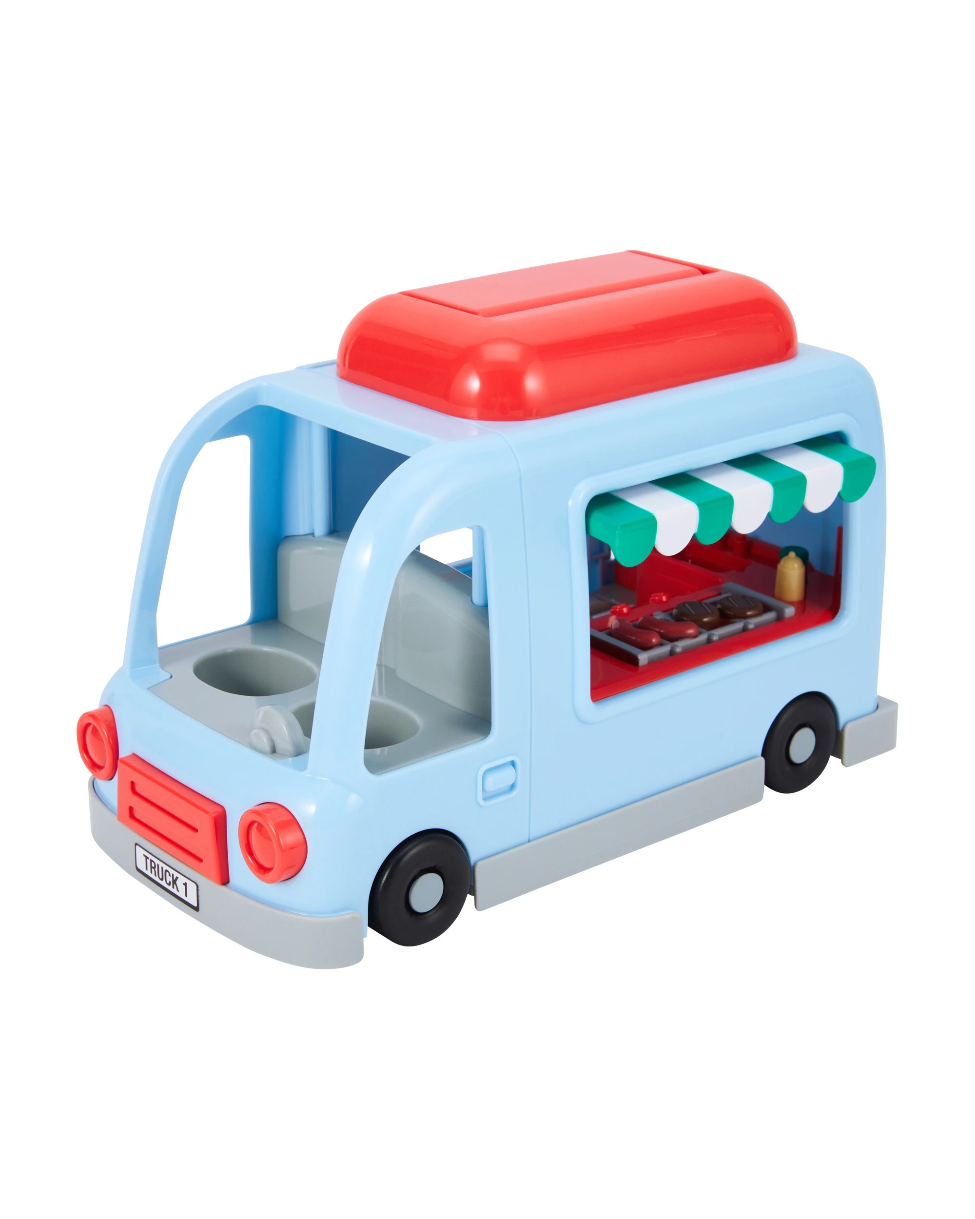 3 7 Piece Food Truck Playset, 3 of 8