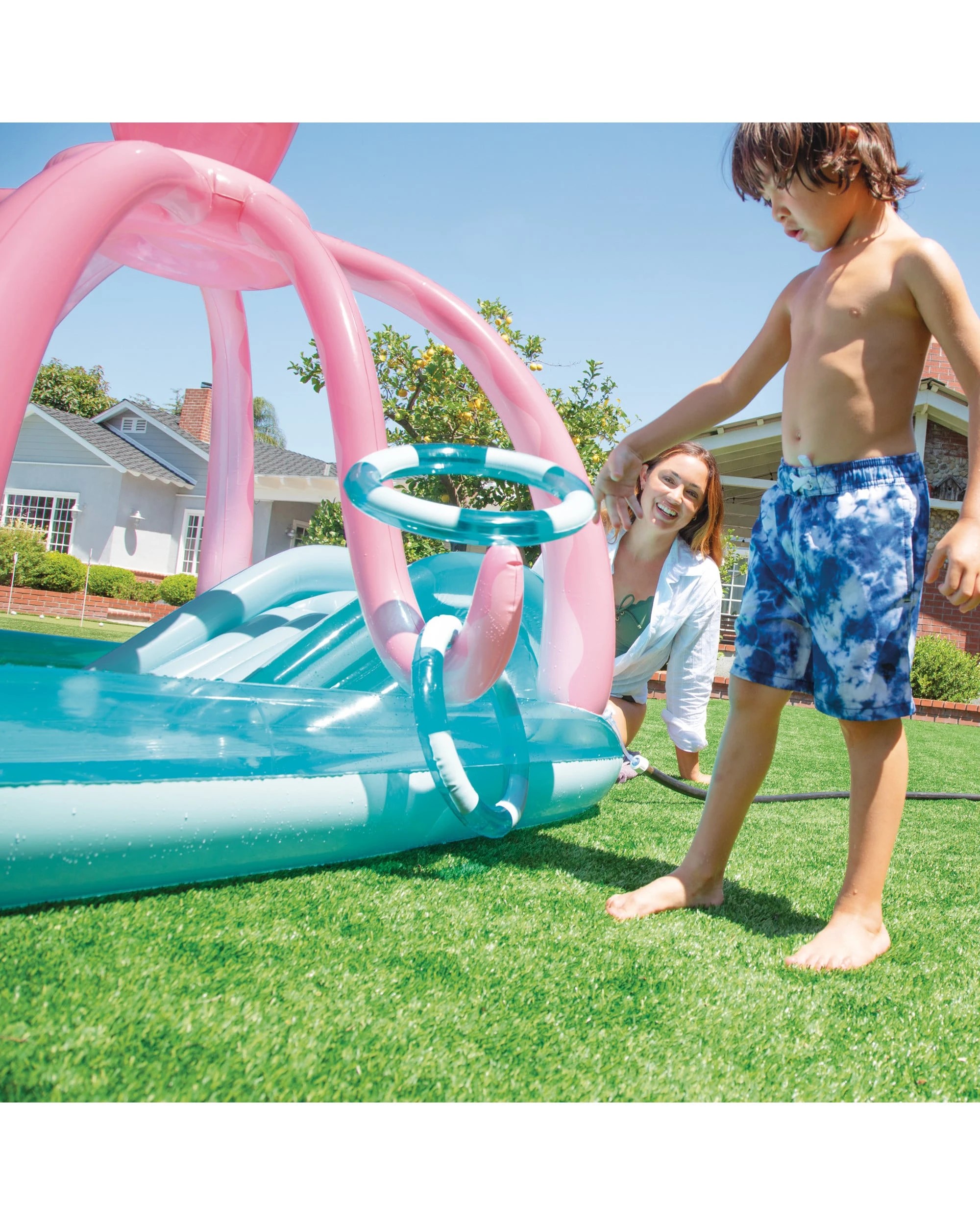 6 Intex Play Centre Kiddie Pool Friendly Octopus - Blue, 6 of 8