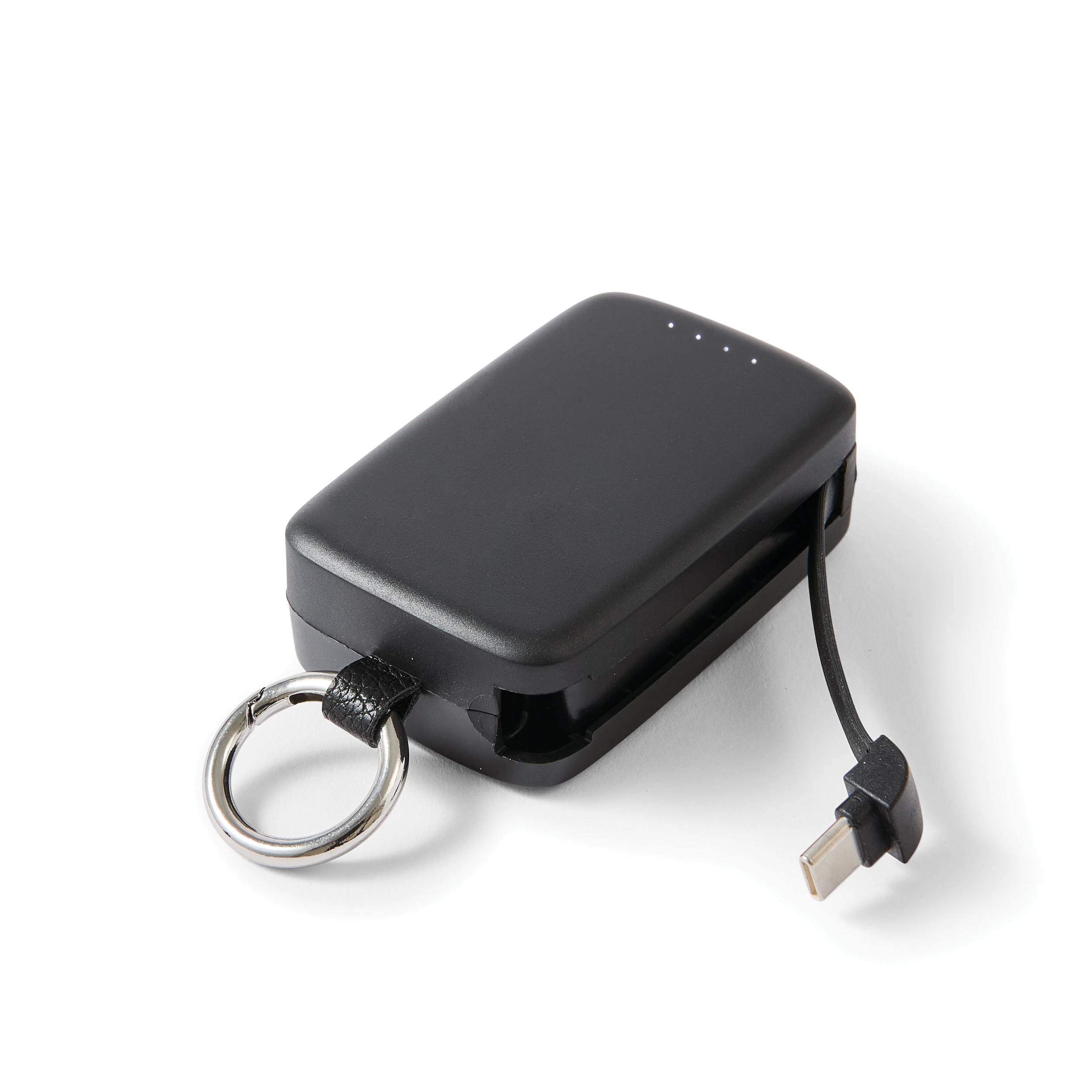 2 5000mAh Keychain Powerbank - Black, 2 of 8