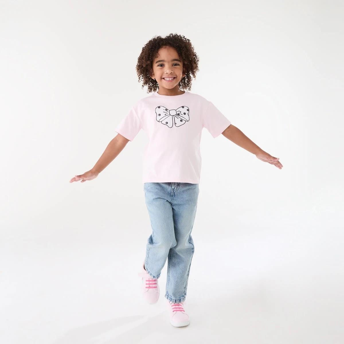 5 Short Sleeve Sequin T-shirt MAGICAL BOW BALLERINA, 5 of 6