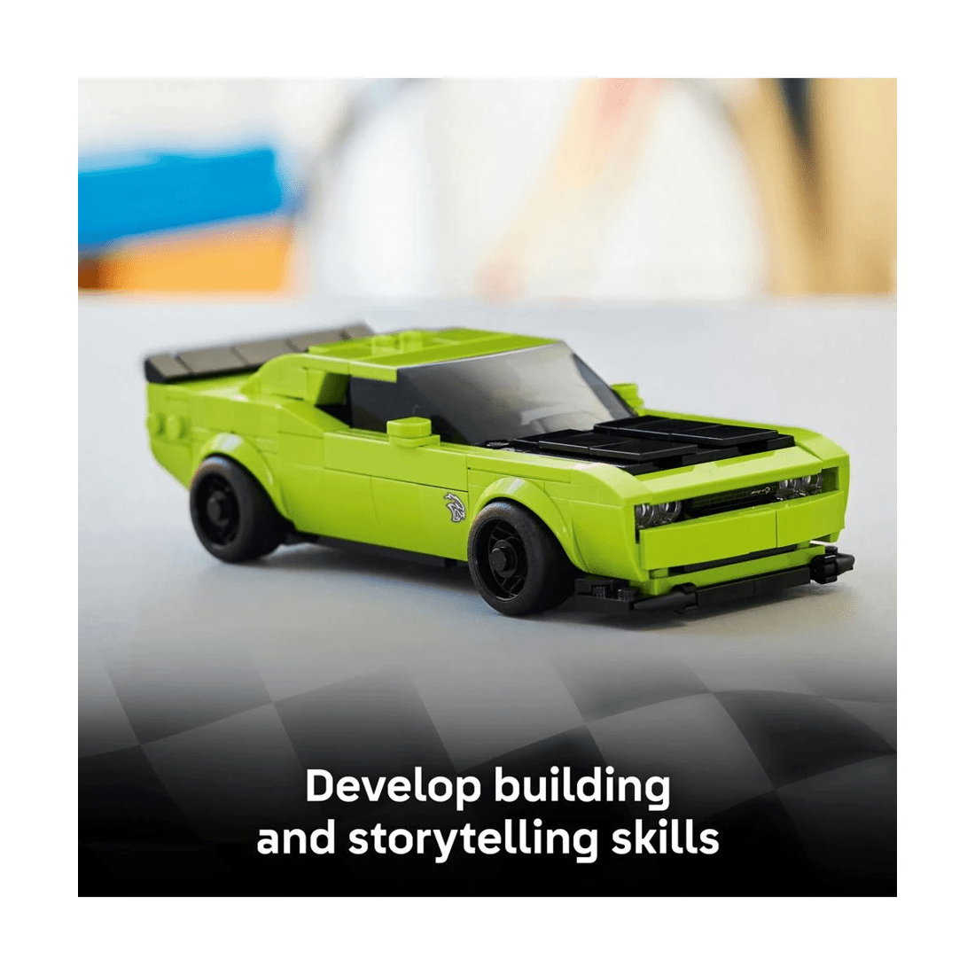 5 LEGO Speed Champions Dodge Challenger SRT Hellcat Sports Car 77237, 5 of 10