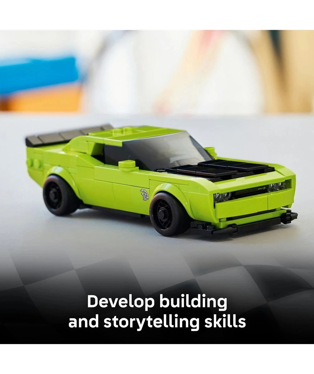 5 LEGO Speed Champions Dodge Challenger SRT Hellcat Sports Car 77237, 5 of 10