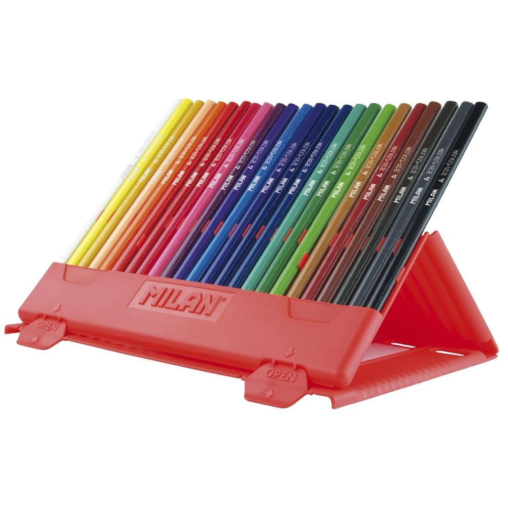 3 Milan Fibrebox Coloured Pencils 24 Pack, 3 of 3