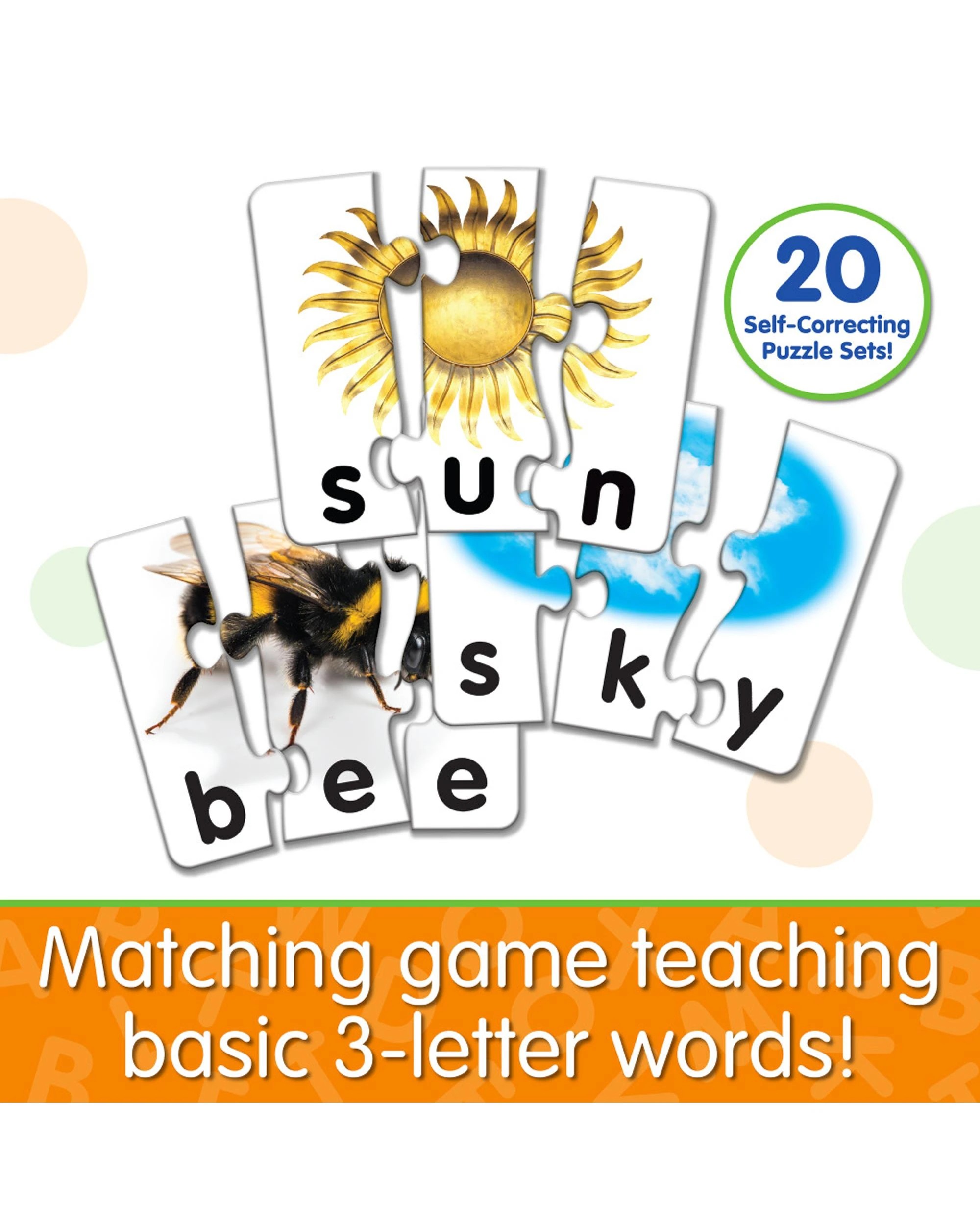 3 Learning Journey Match It! 3 Letter Word, 3 of 7