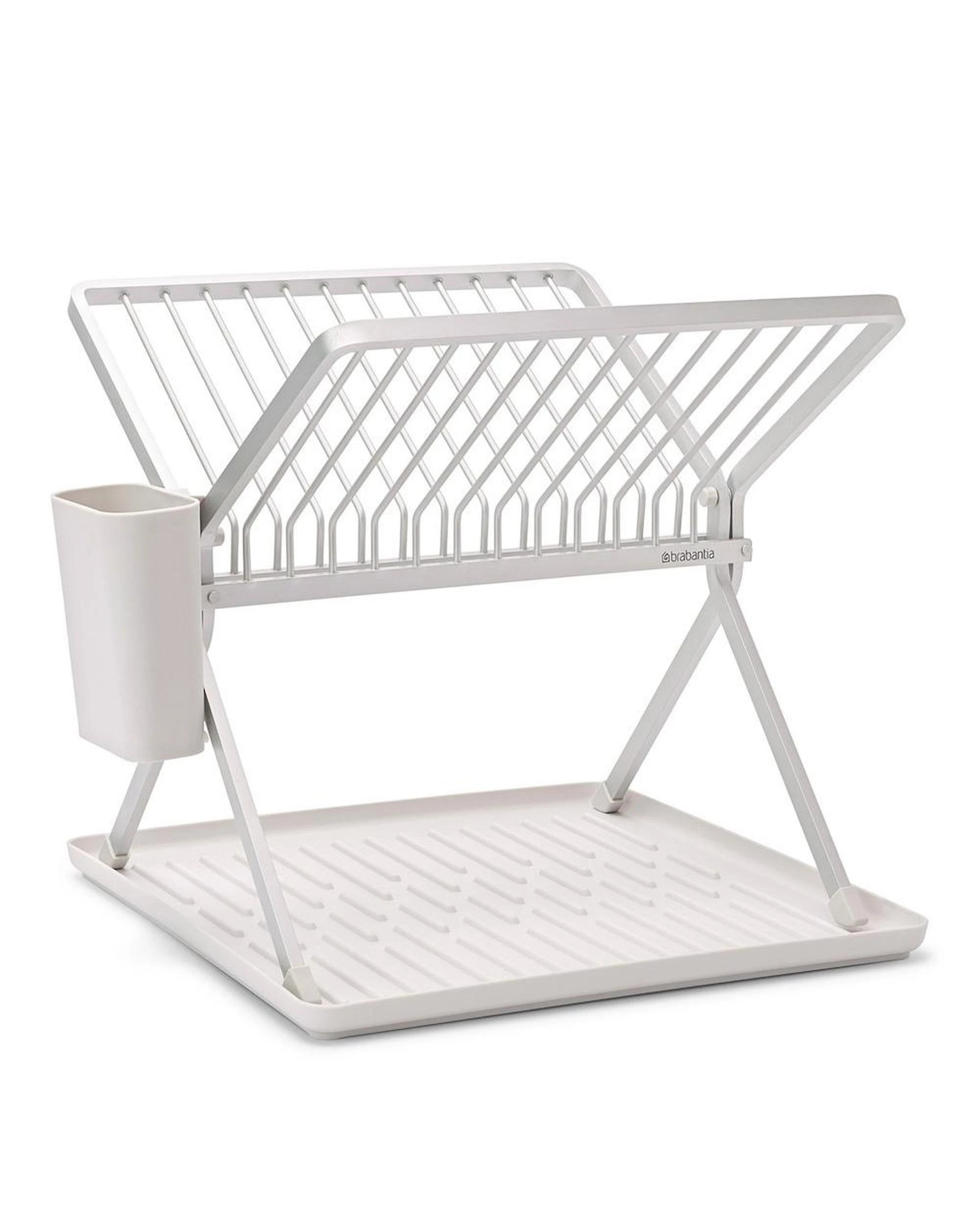 1 Brabantia Foldable Dish Drying Rack Light Grey, 1 of 6