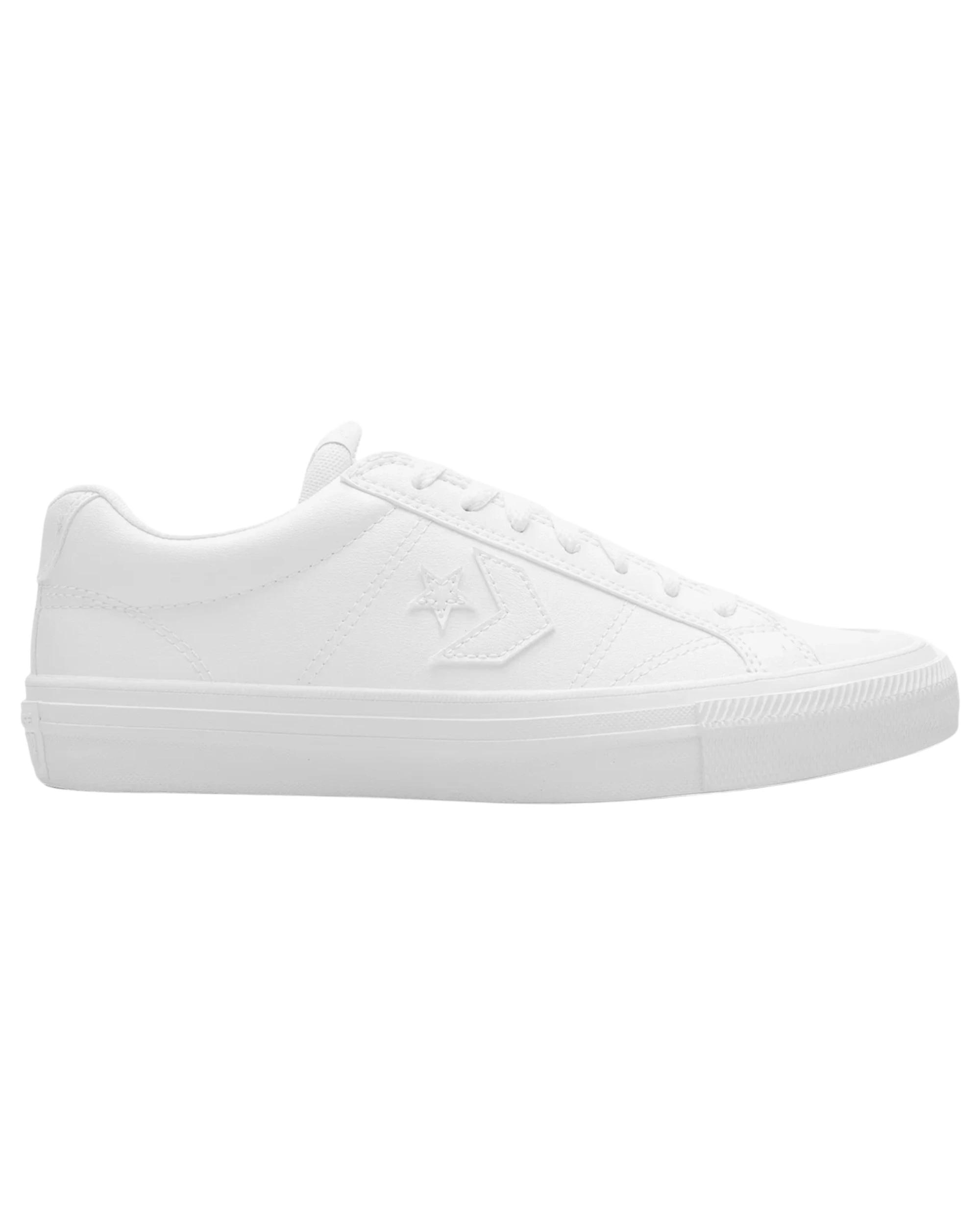 1 Converse Unisex Sport Casual Faux Leather Sneaker WHITE, 1 of 6