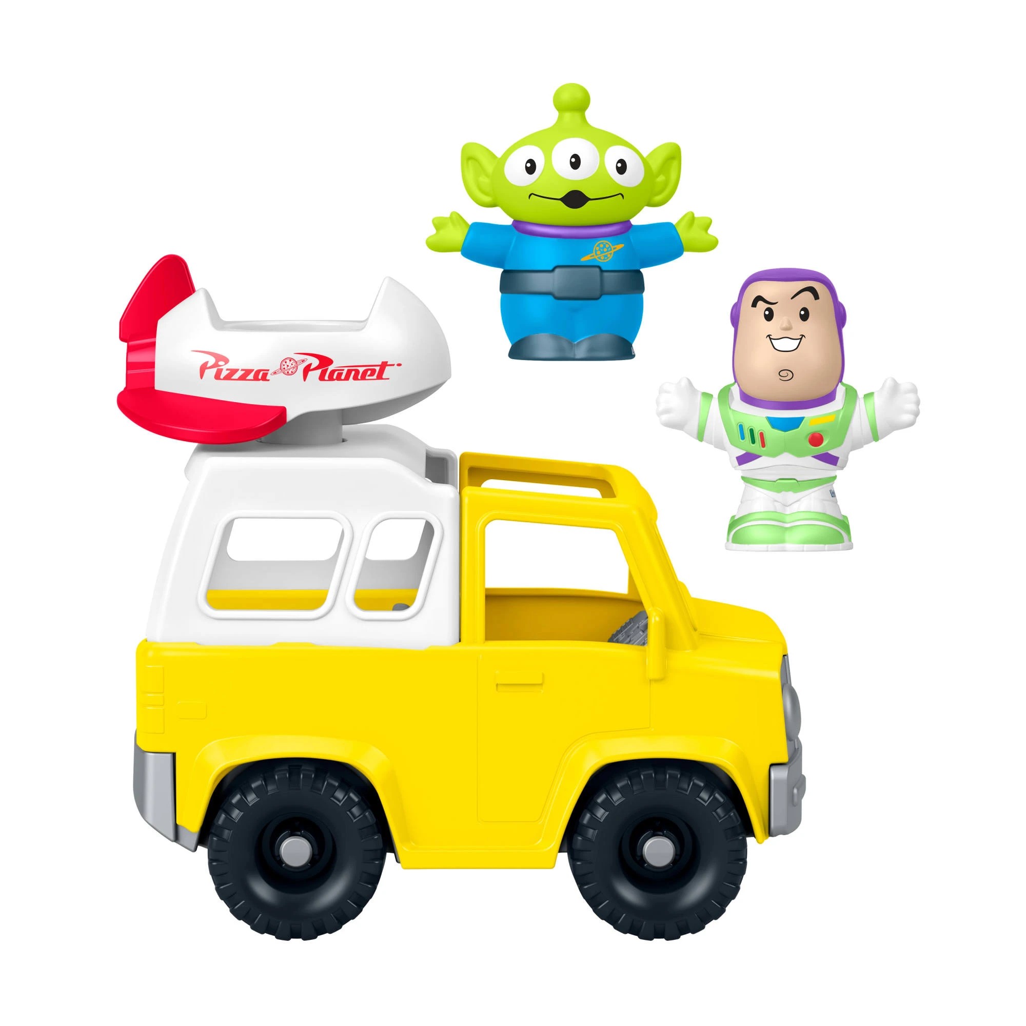 6 Fisher-Price Little People Disney & Pixar Toy Story Pizza Planet Truck & Buzz Lightyear Toy Pack, 6 of 6