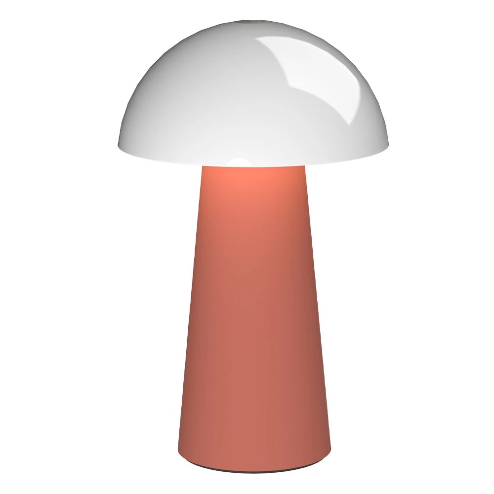 1 Kreafunk Bello Lamp, Portable And Rechargeable - Terracotta - Brown, 1 of 4