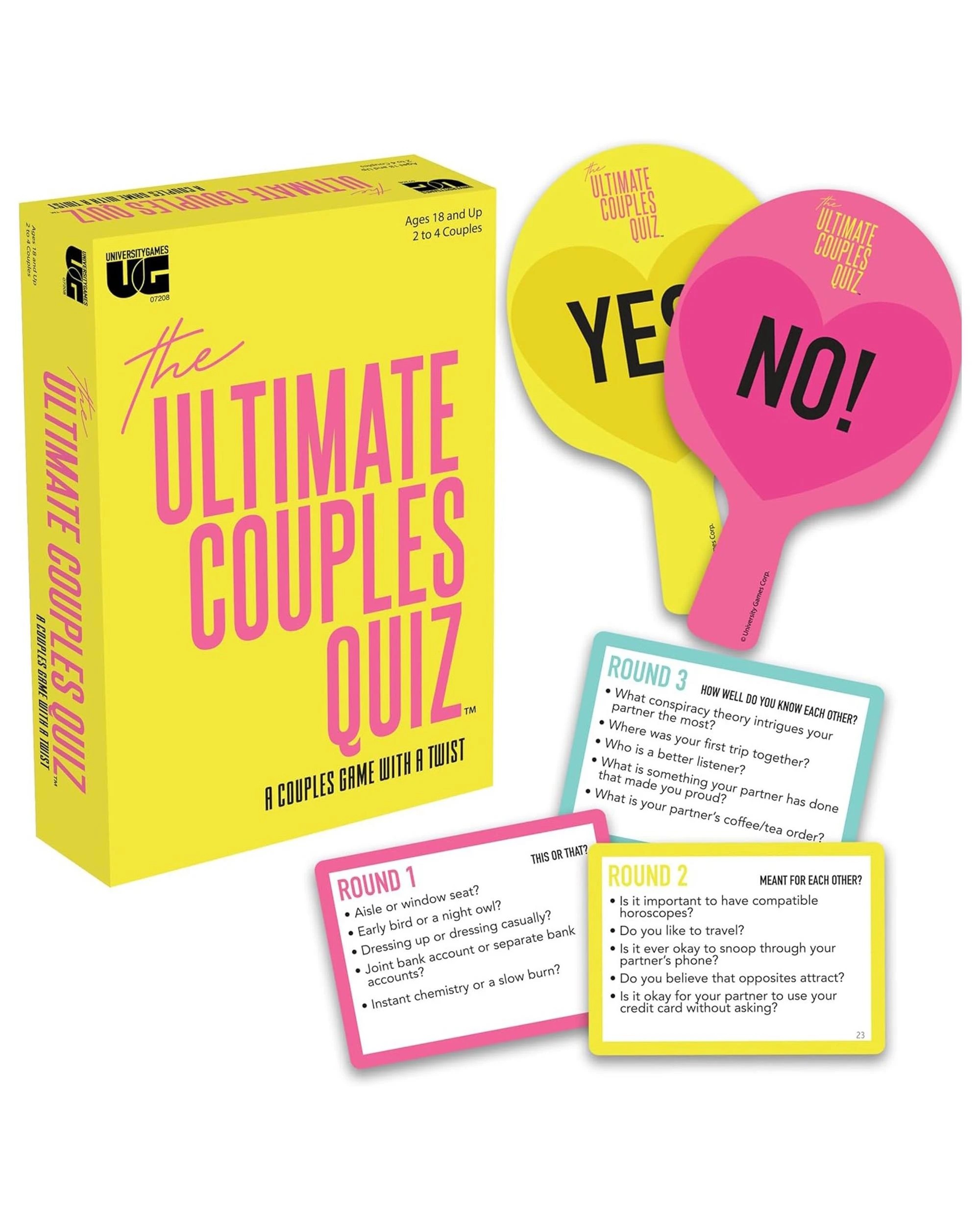 1 The Ultimate Couples Quiz Card Game, 1 of 5