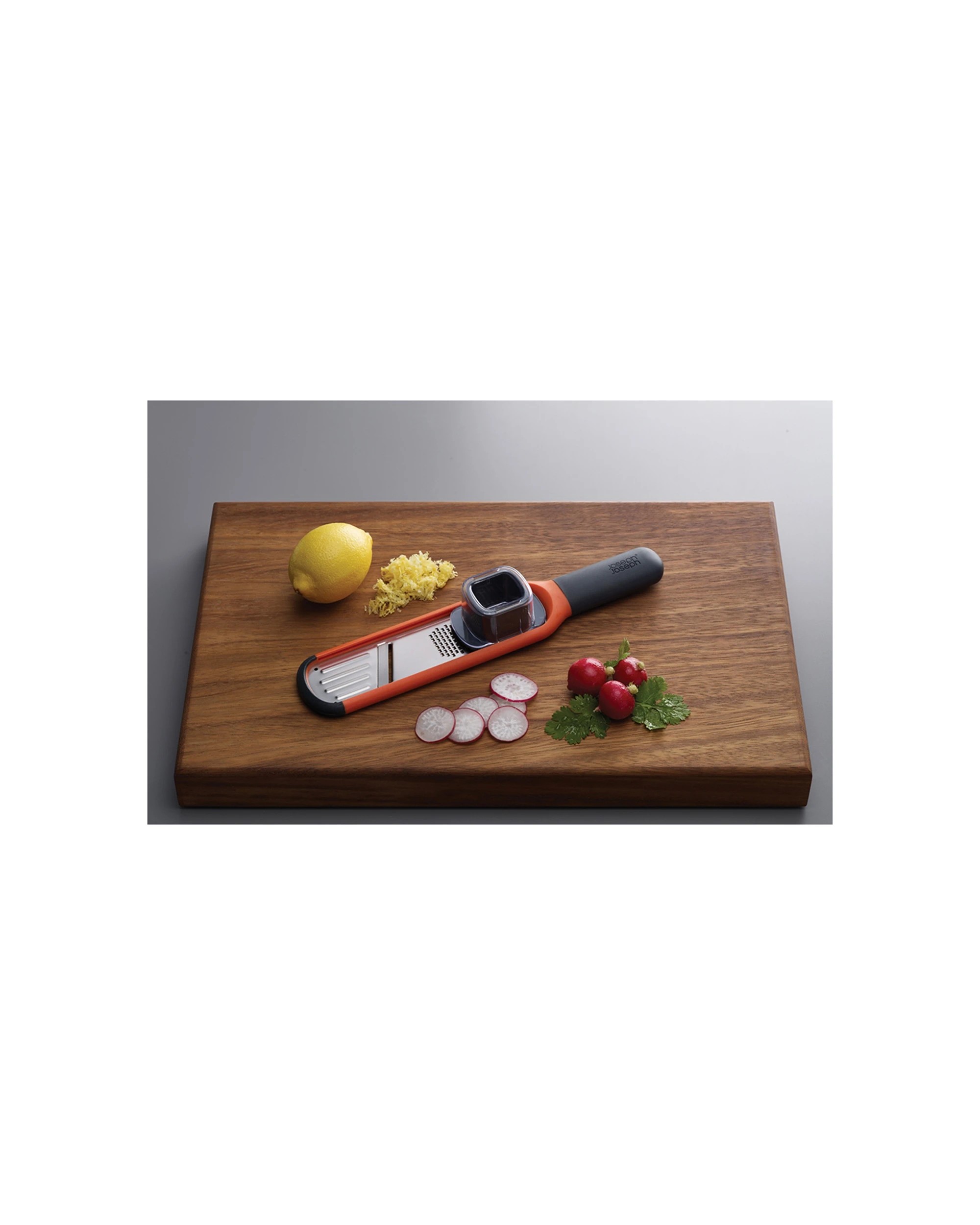 3 Joseph Joseph Handi-Grate 2-in-1 Mini Grater And Slicer Razor Sharp Blades - Orange, 3 of 7