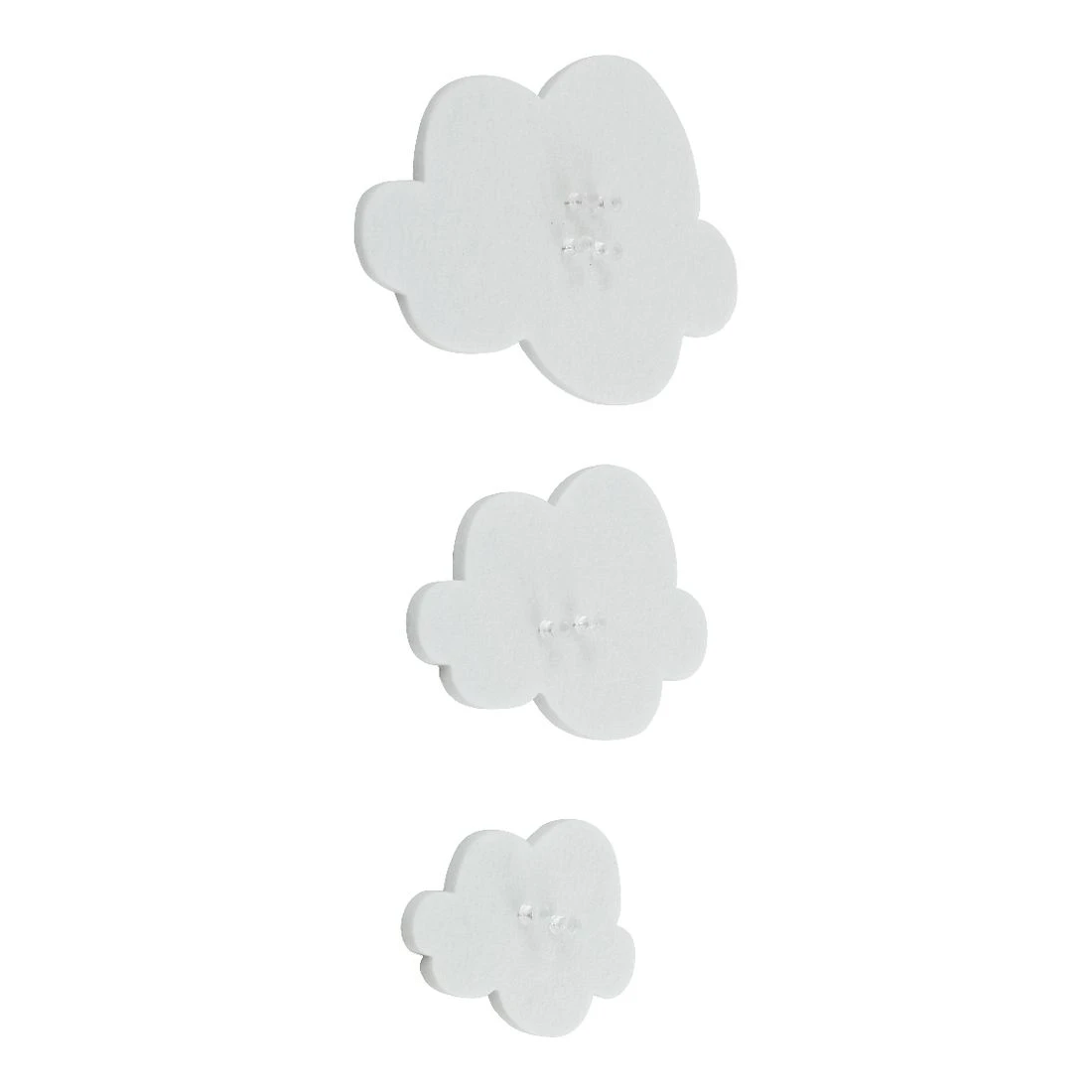 5 Otto Adhesive Cloud Feltboards Grey 3 Pack, 5 of 8