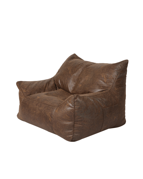 Marlow Bean Bag  PU Cover Only - Brown