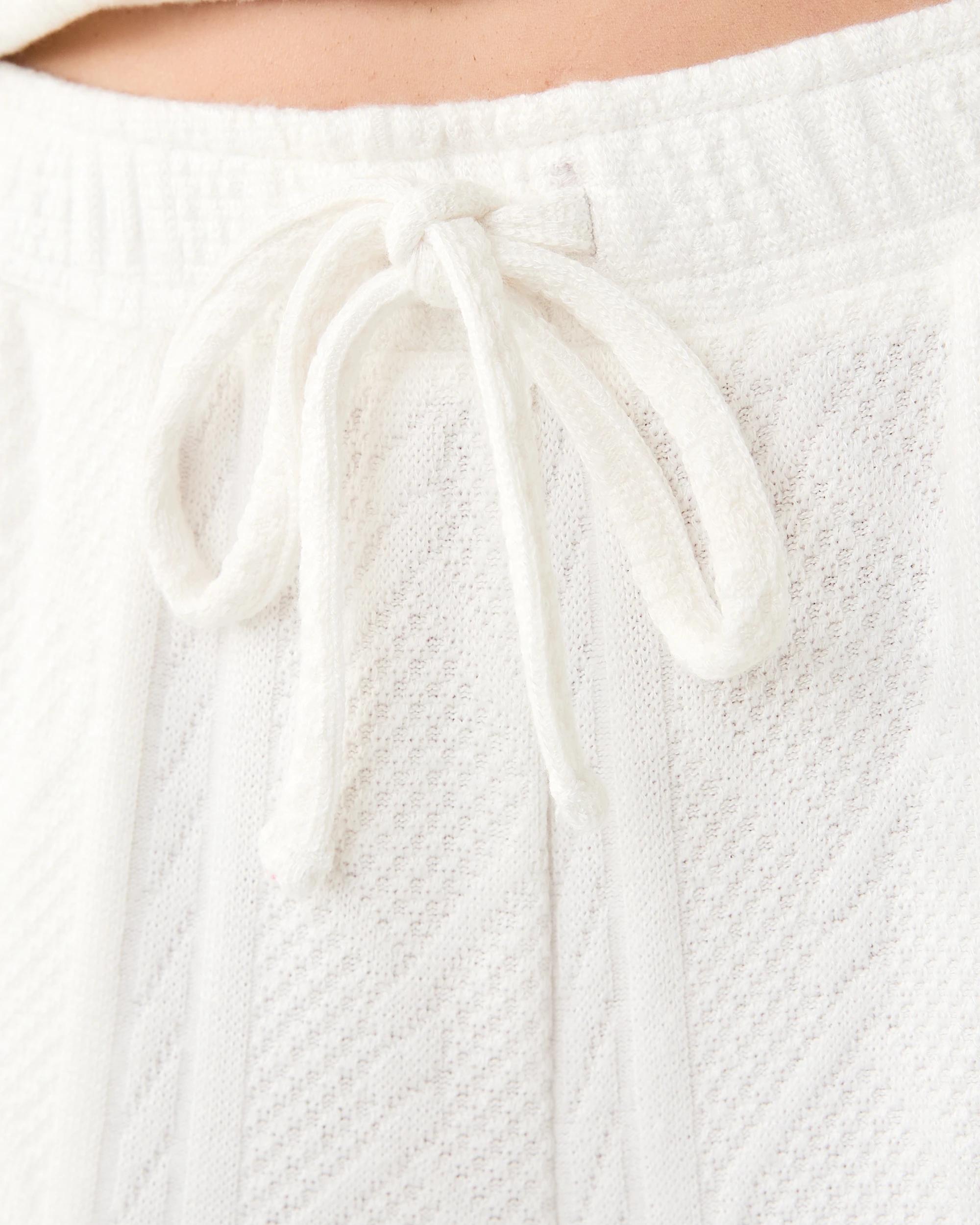 4 Viscose Blend Cable Lounge Pants Whisper, 4 of 6