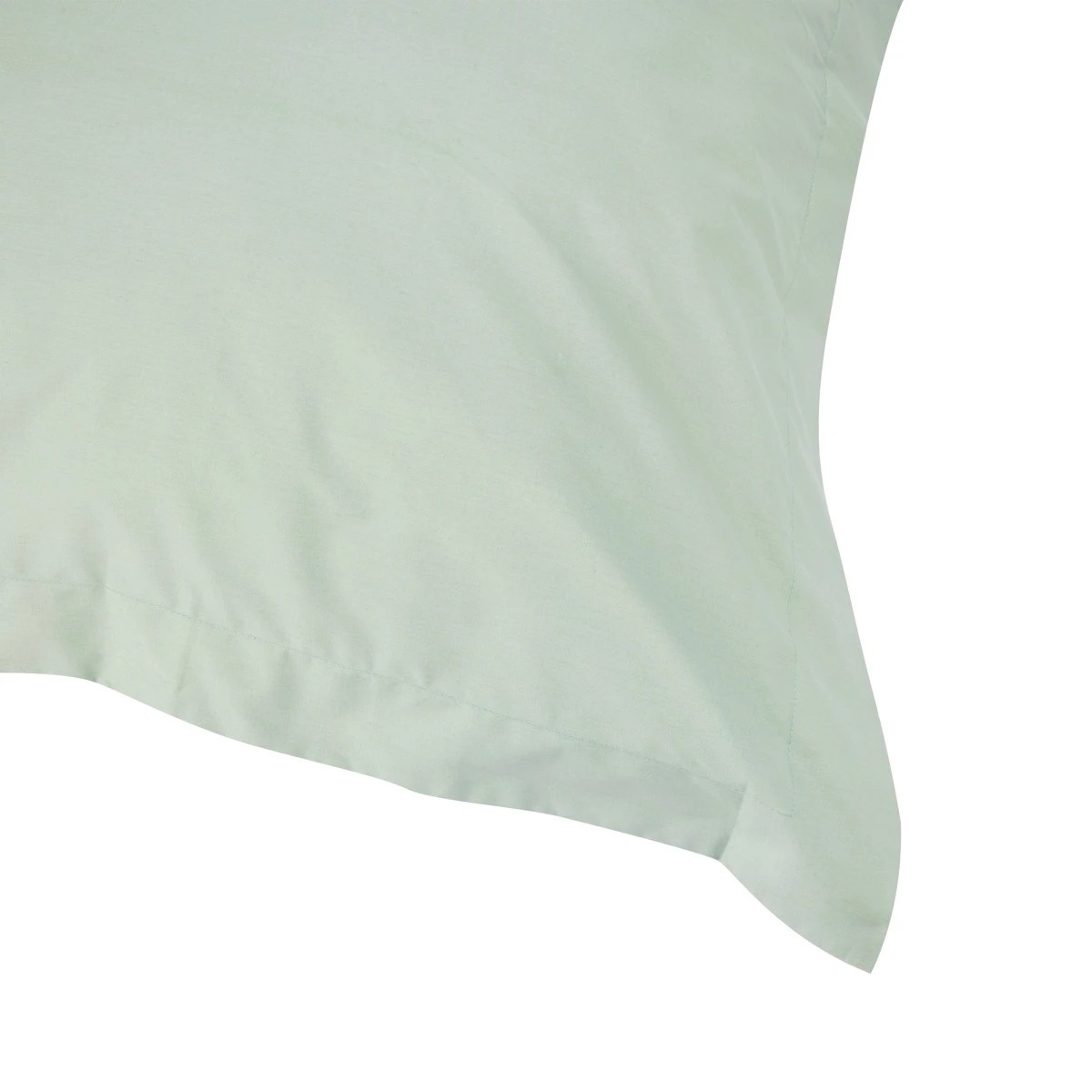 3 225 Thread Count Cotton Rich European Pillowcase - Eucalyptus, 3 of 4