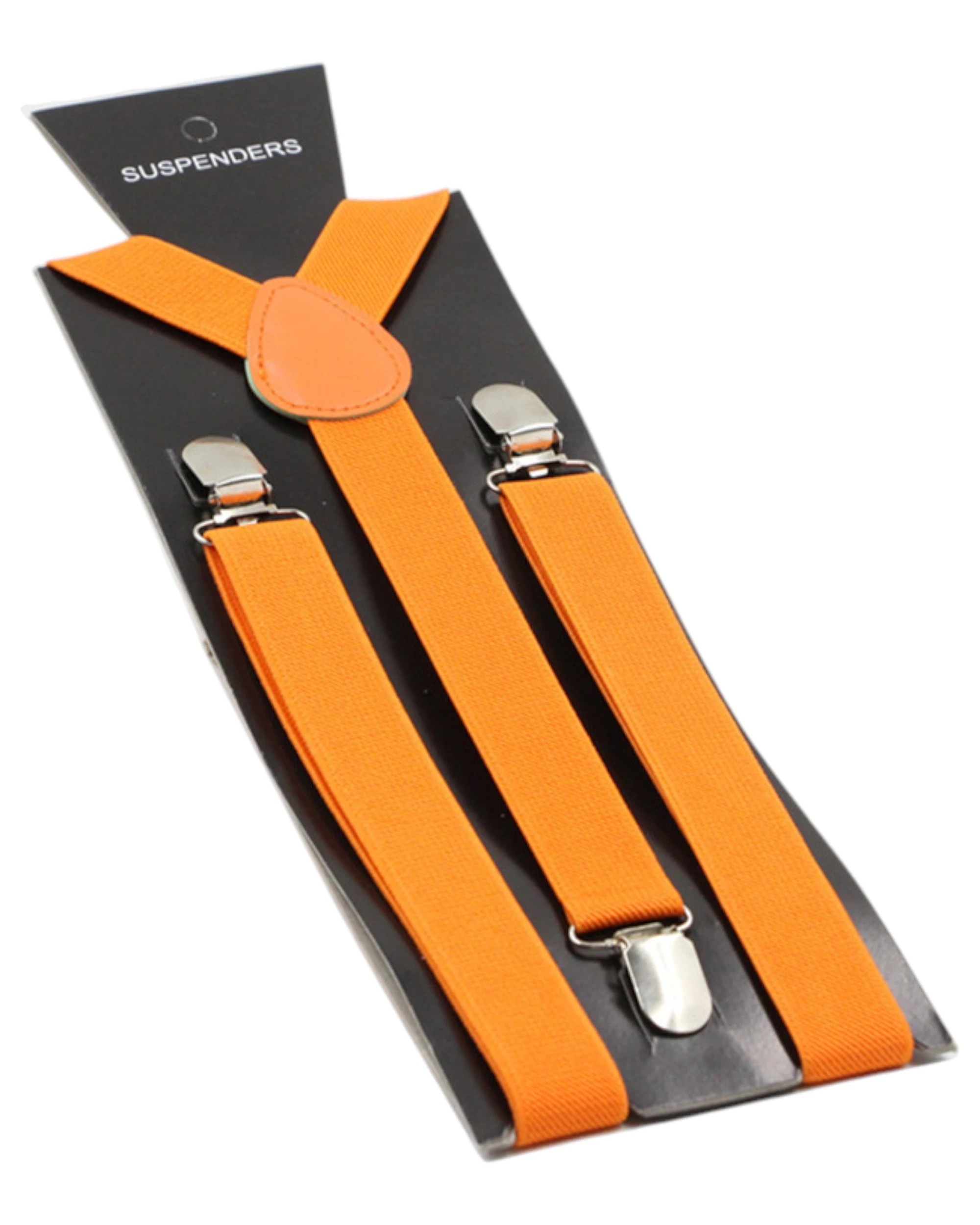 1 Zasel Mens Adjustable 85cm Suspenders - Orange - Orange, 1 of 1