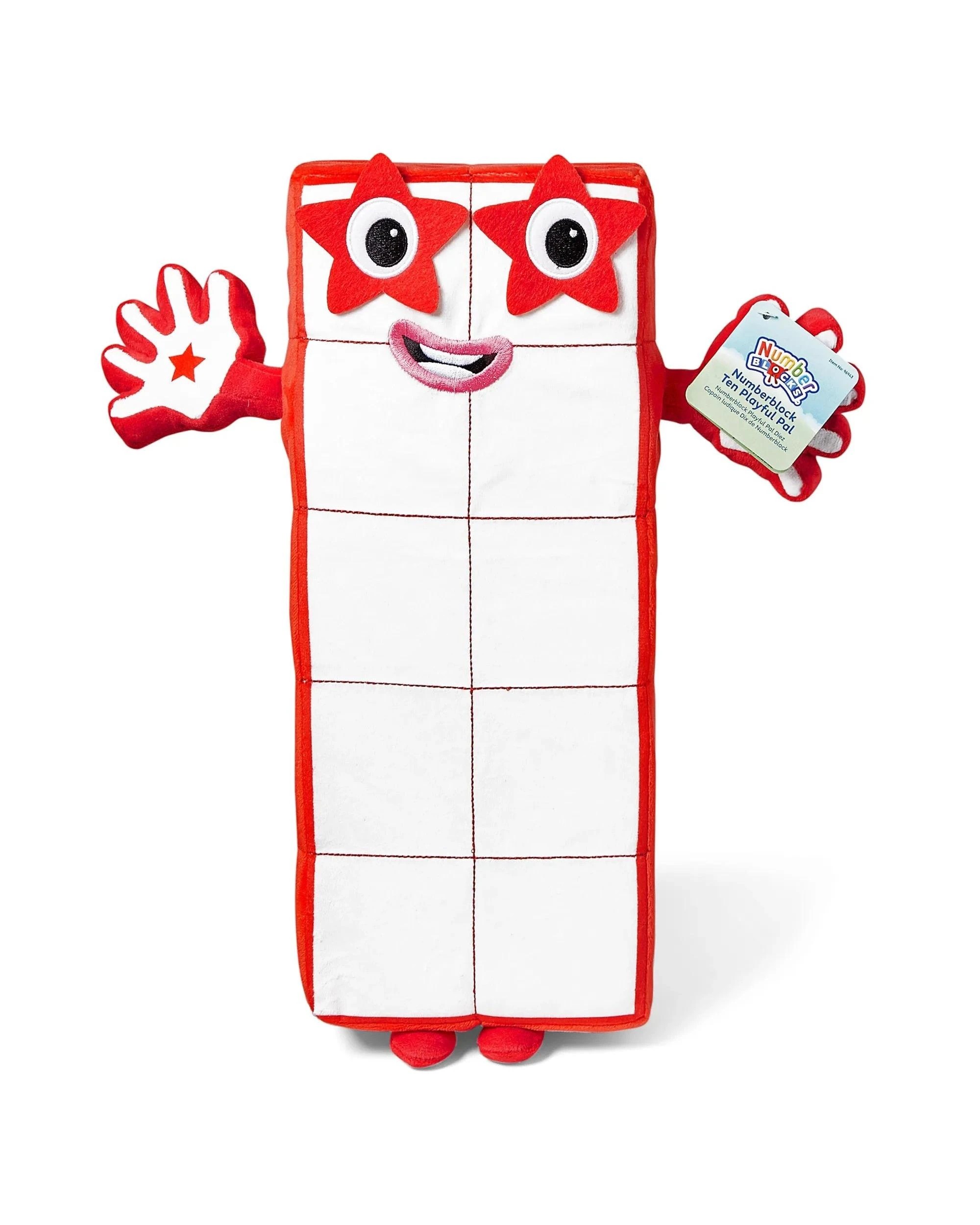2 Numberblocks Ten Playful Pal Plush, 2 of 6