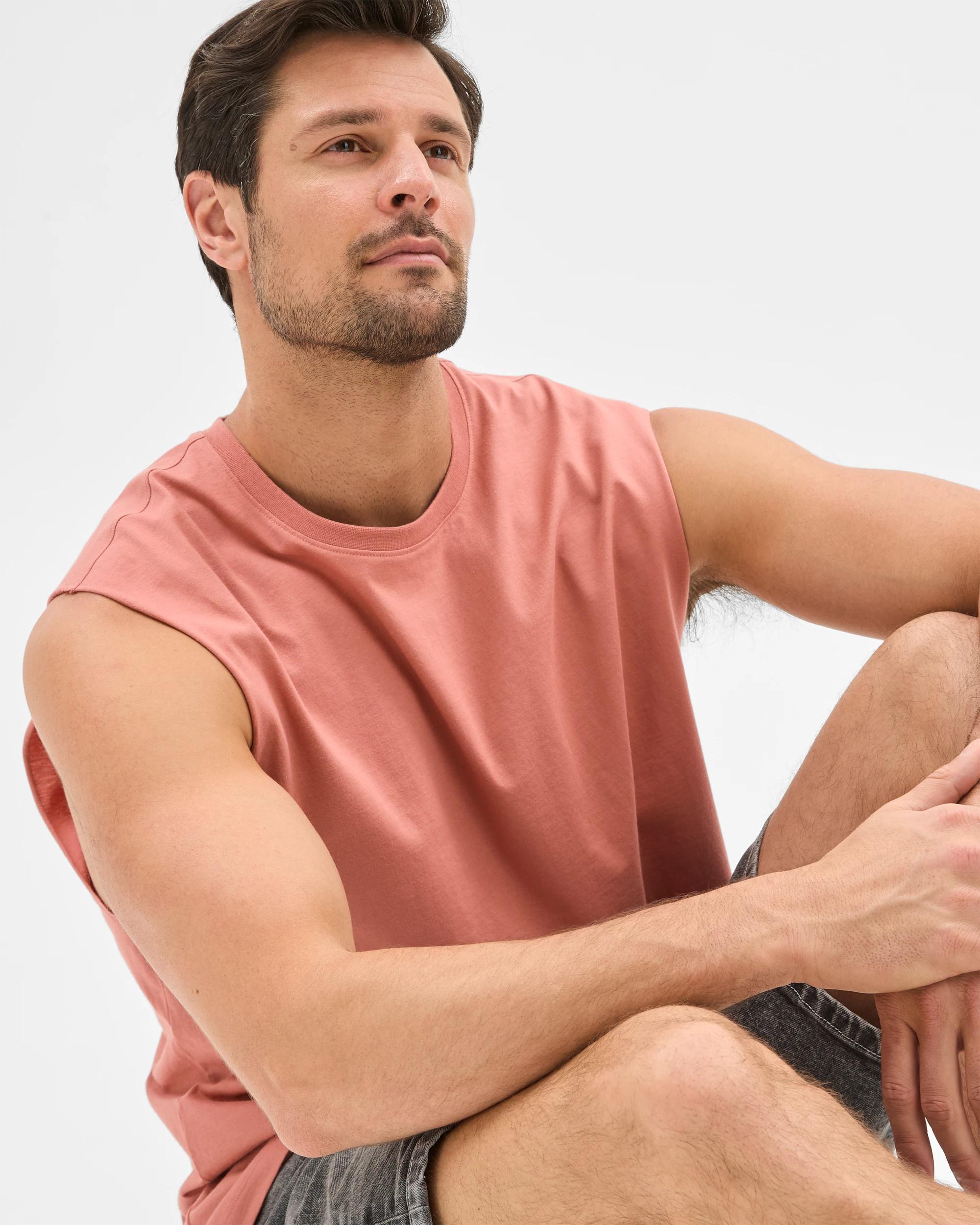 1 Target Australian Cotton Plain Tank Top BRICK, 1 of 6