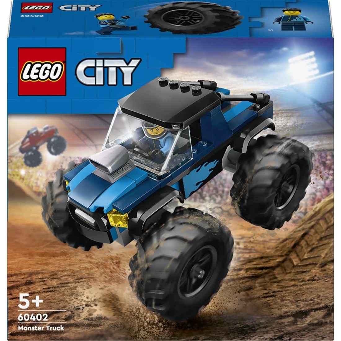 1 LEGO City Great Vehicles Blue Monster Truck 60402, 1 of 11