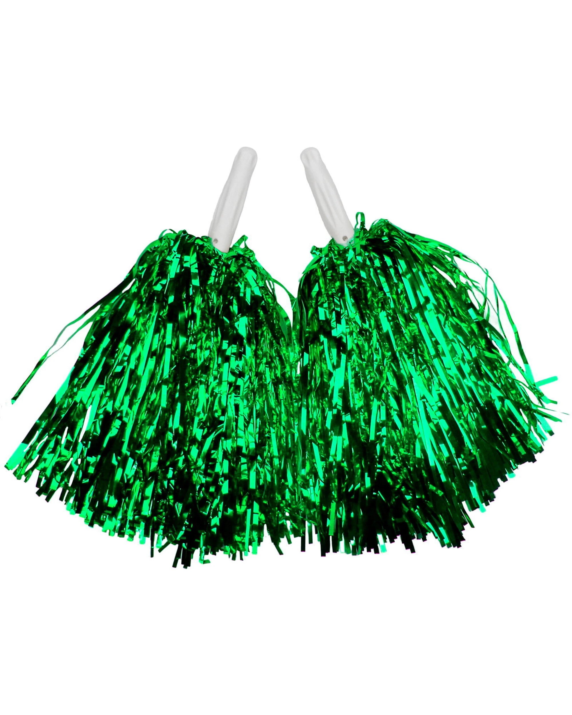1 Partyrama Pom Poms Set of 2 - Green, 1 of 1