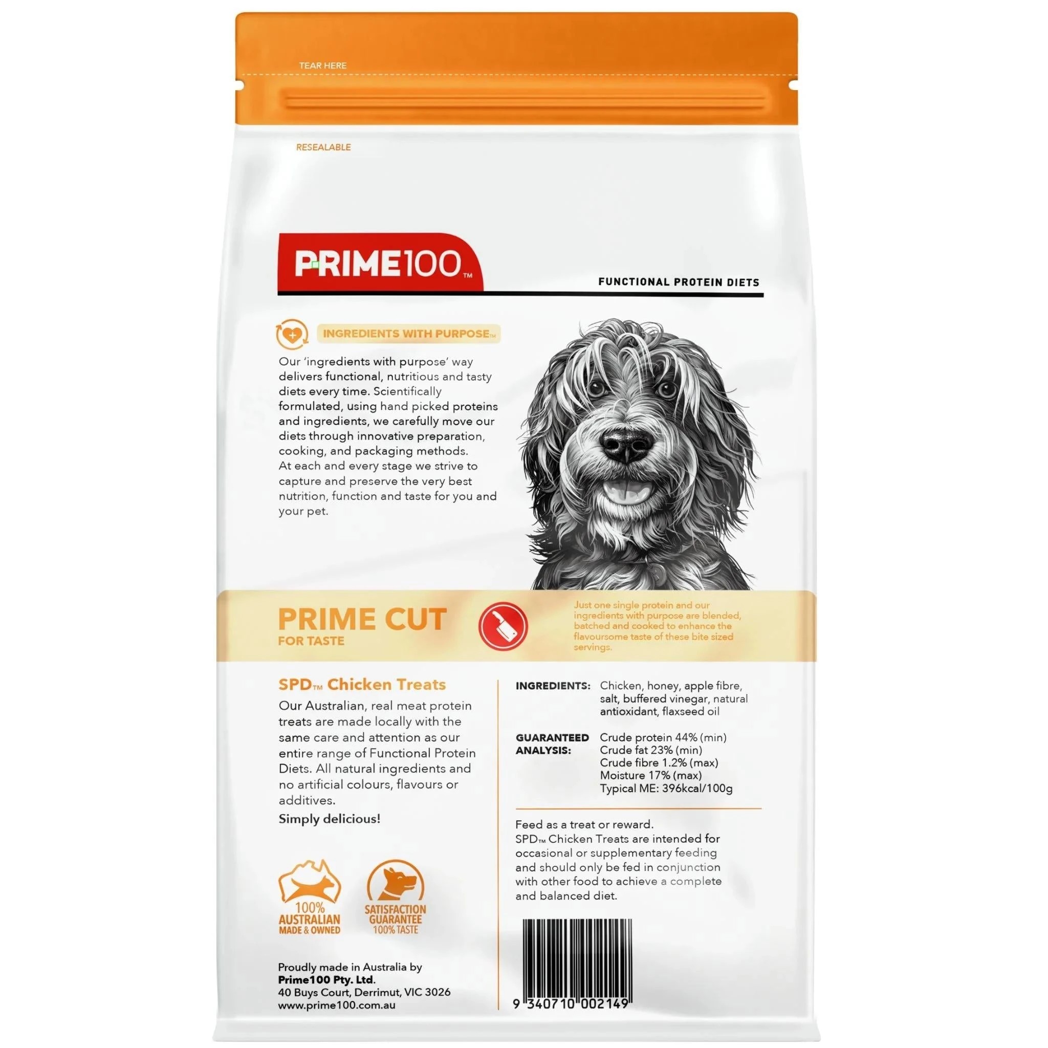 2 Spd Prime Cut Chicken Treats 100g, 2 of 2