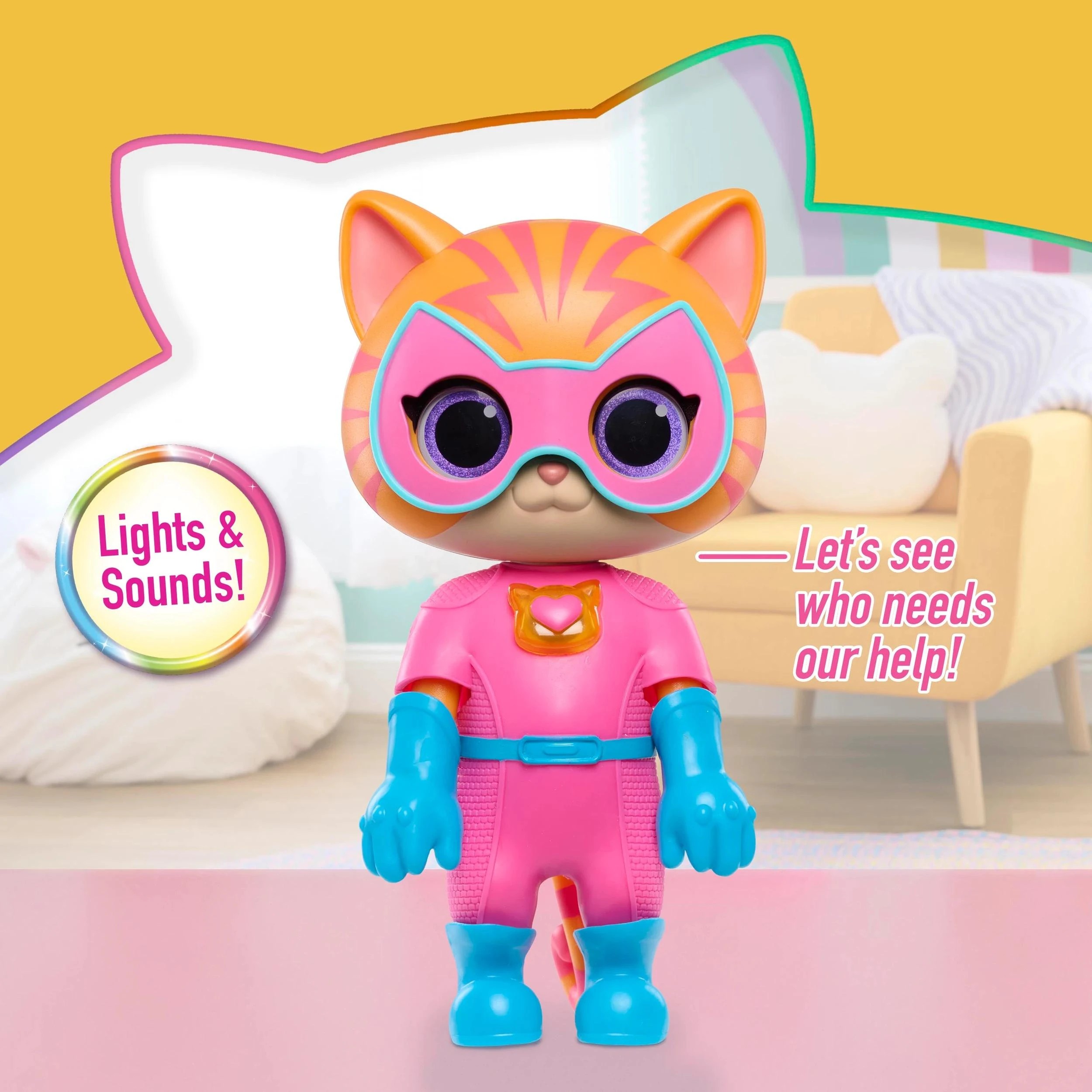 2 Disney Superkitties Cat - Tastic Transforming Figure - Multi, 2 of 9