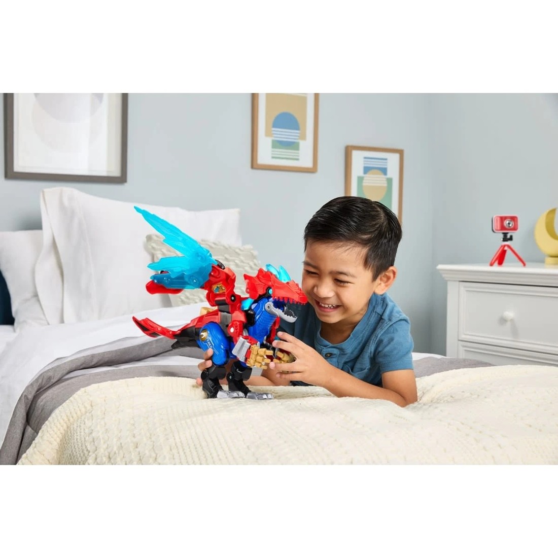 9 VTech Switch & Go Dinos Armour Up Dragon T-Rex, 9 of 9