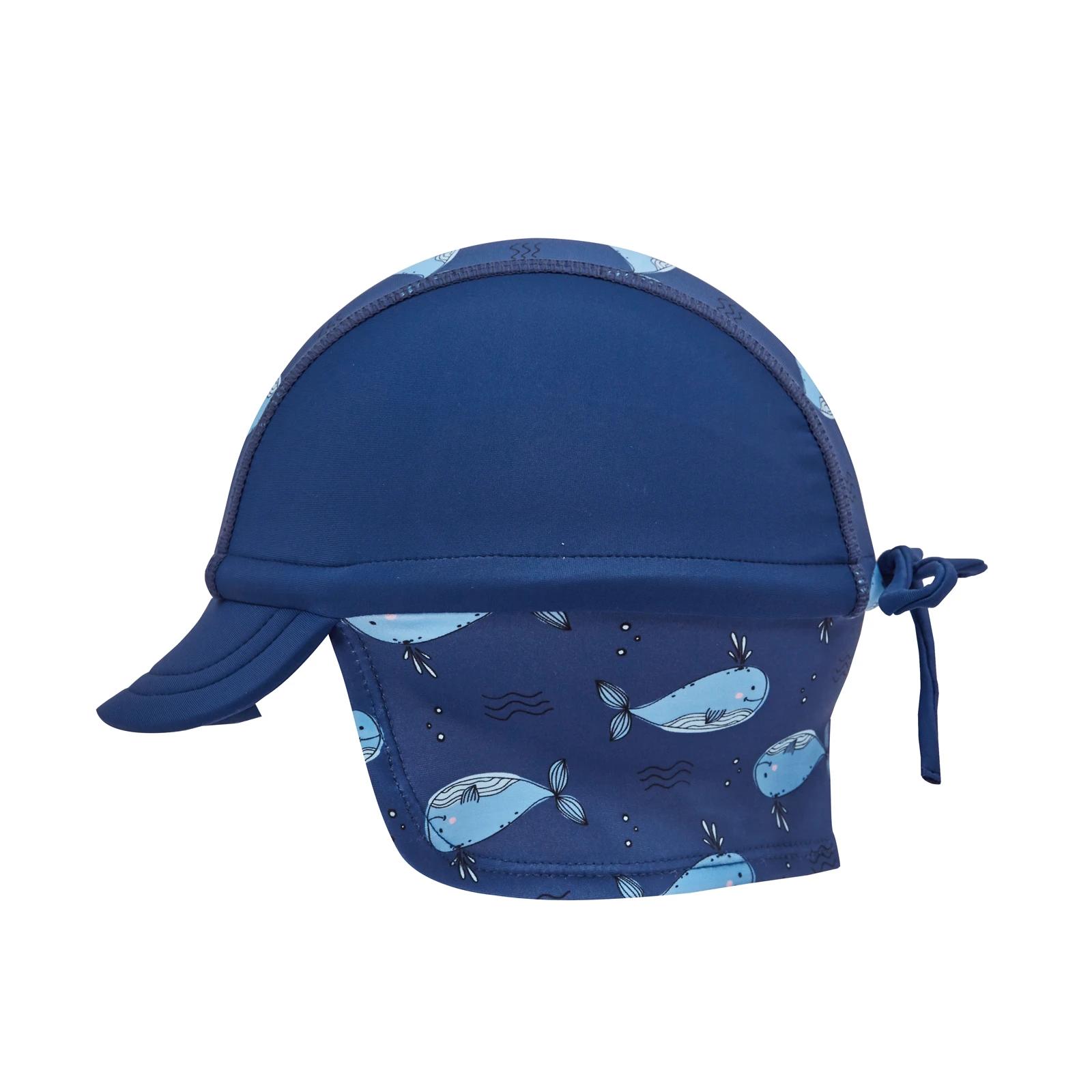 5 Big Softies 2pc Swimsuit & Hat BLUE WHALE, 5 of 6