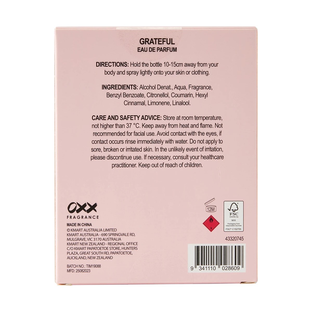 8 OXX Fragrance Eau De Parfum - Grateful, 8 of 8