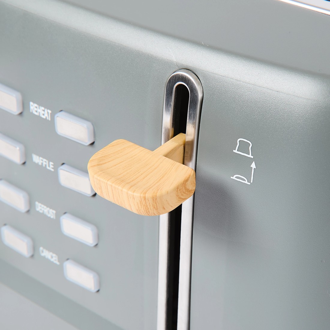 6 4 Slice Toaster - Grey, 6 of 8