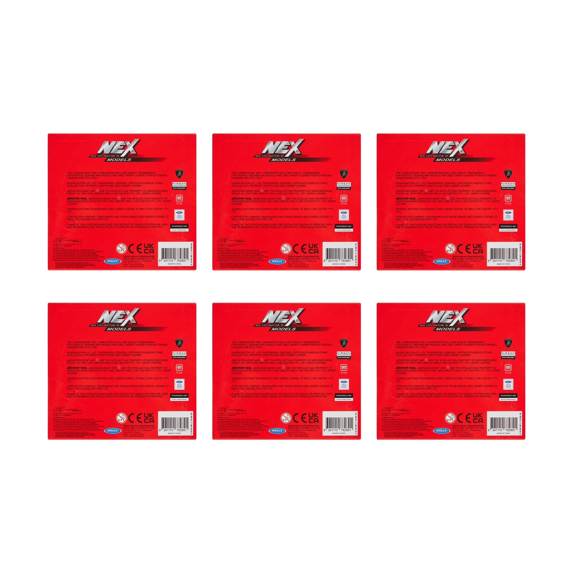 10 Welly Nex New Exploration of Models Die Cast Metal Twin Pack Vehicle - Assorted, 10 of 10