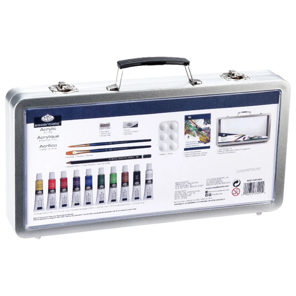 2 Royal & Langnickel Large Window Artist Tin Acrylic Set 18pc, 2 of 9