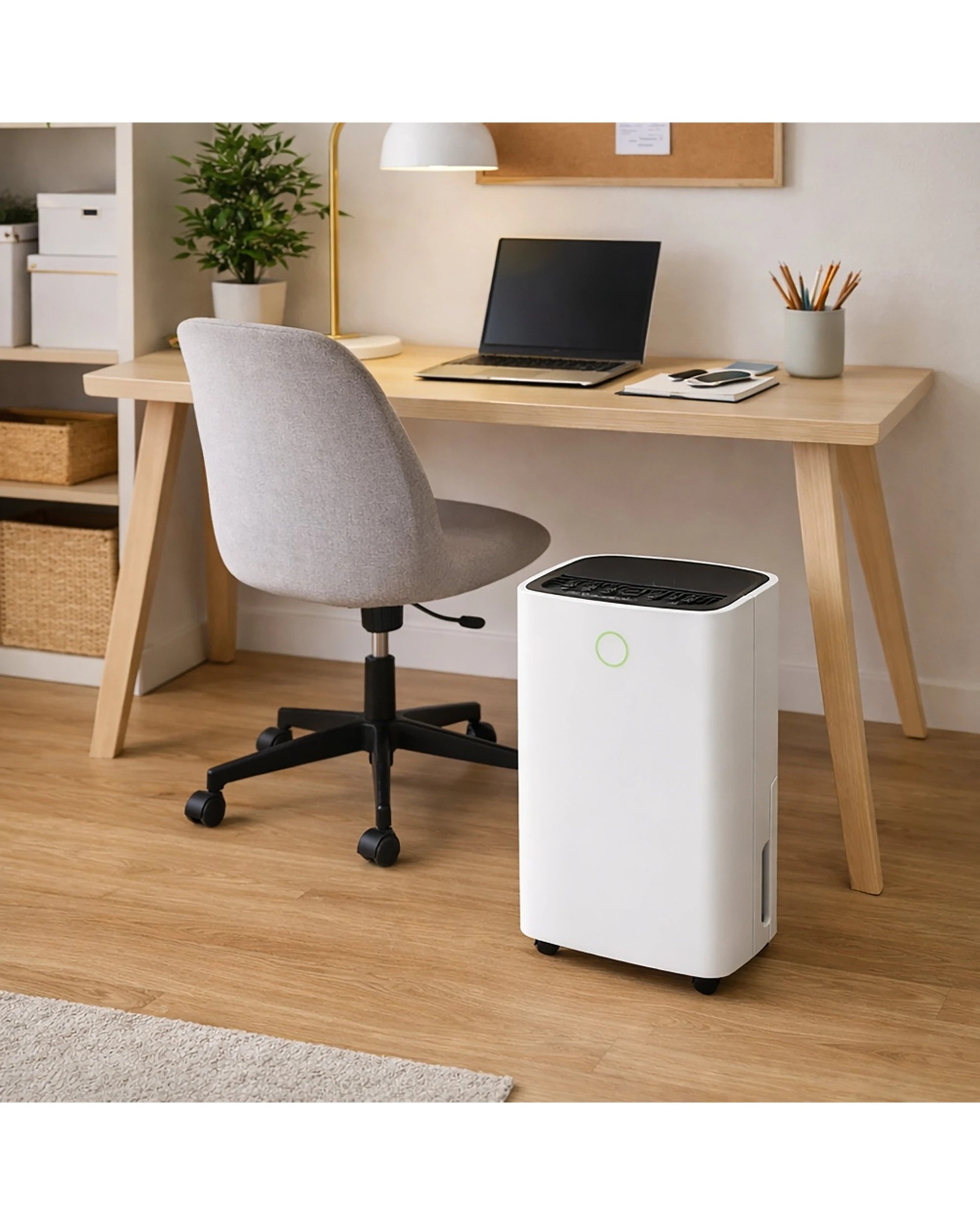 3 Sheffield 12L Electronic Dehumidifier Digital Display Timer Sleep Mode - White, 3 of 9