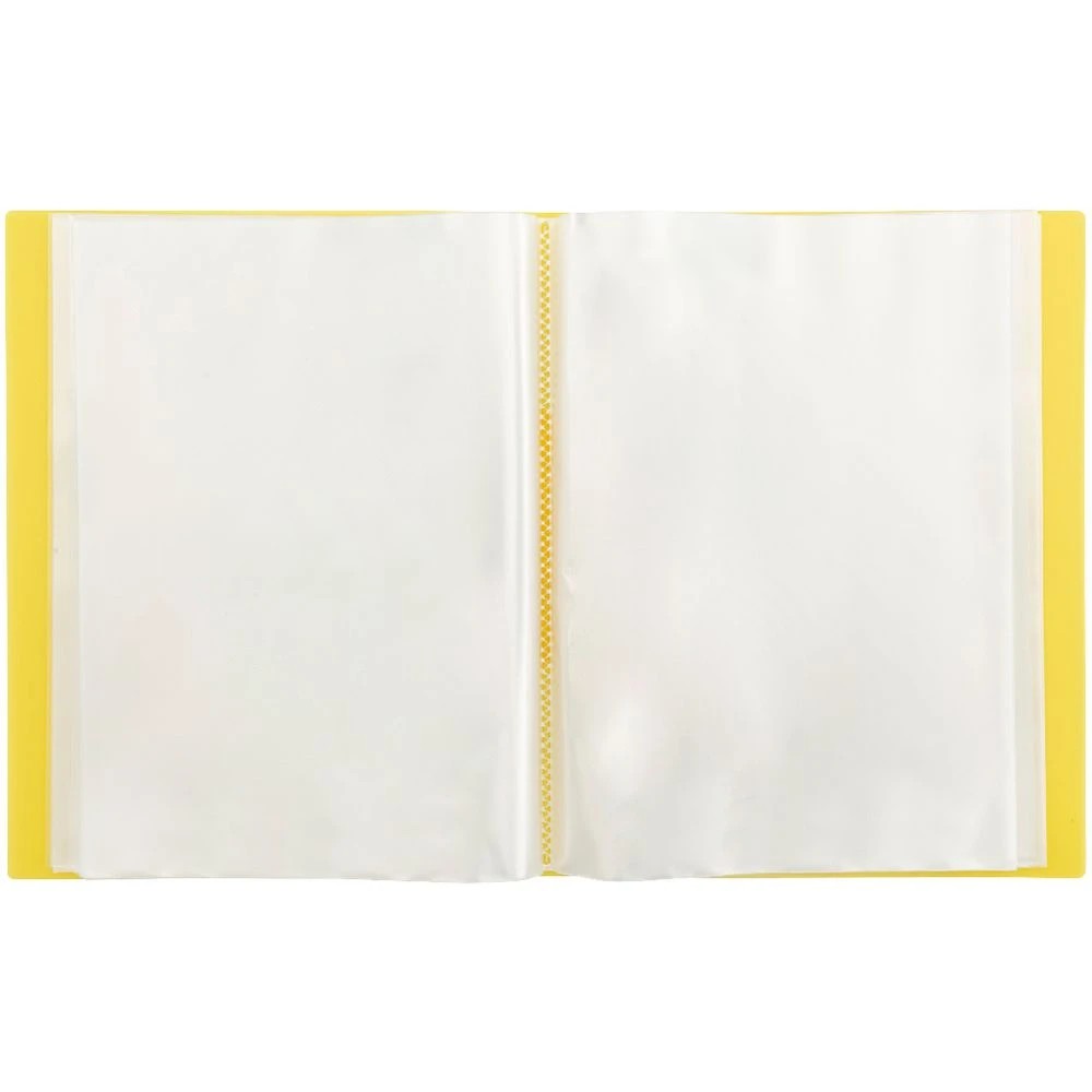 2 King Jim A4 Fixed Display Book 60 Pocket Yellow, 2 of 3