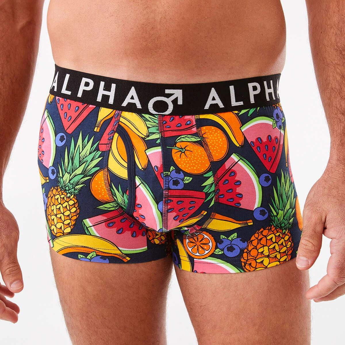 2 3 Pack Fly Front Print Trunks FRUIT SALAD, 2 of 8