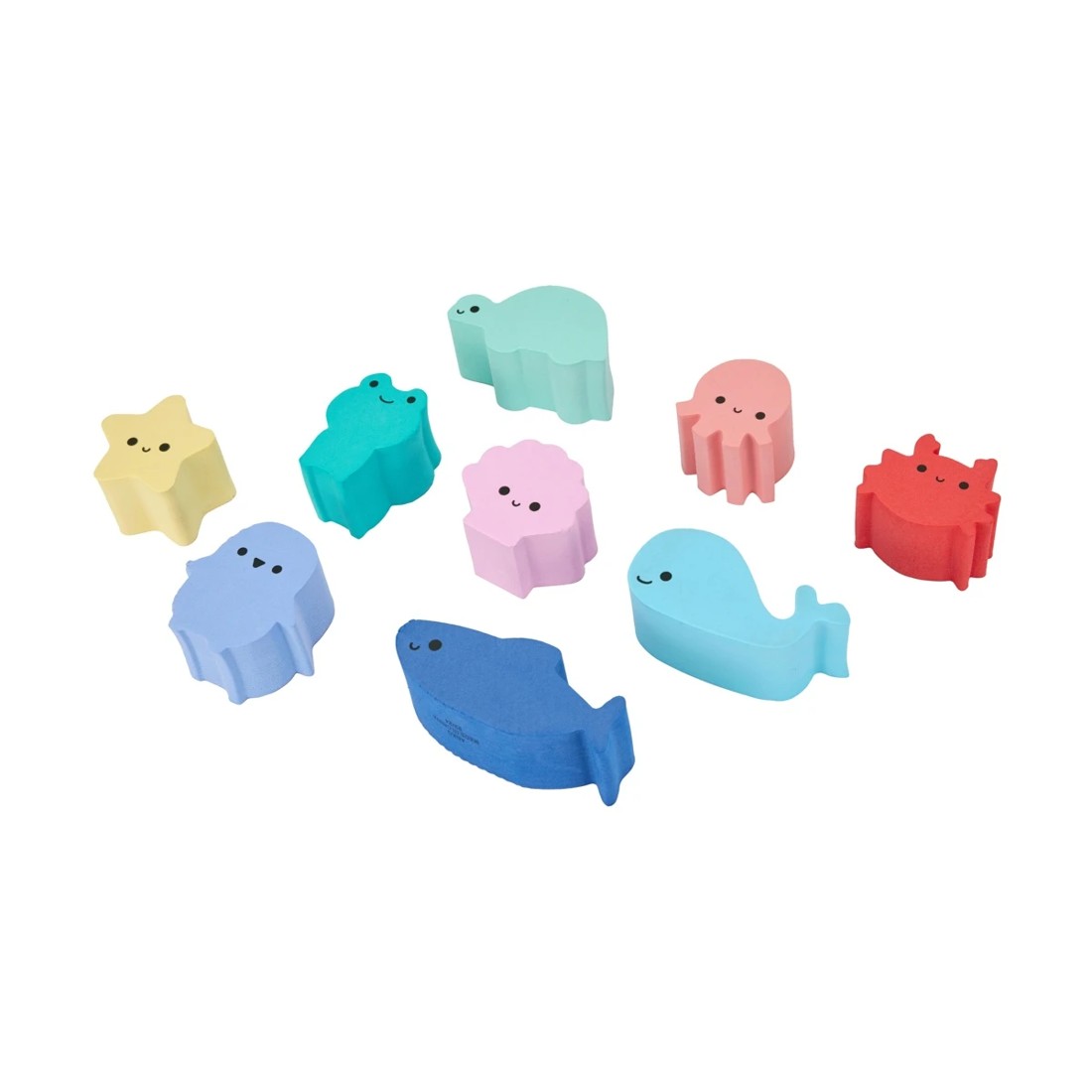 4 9 Piece Floating Bath Animal Blocks, 4 of 5