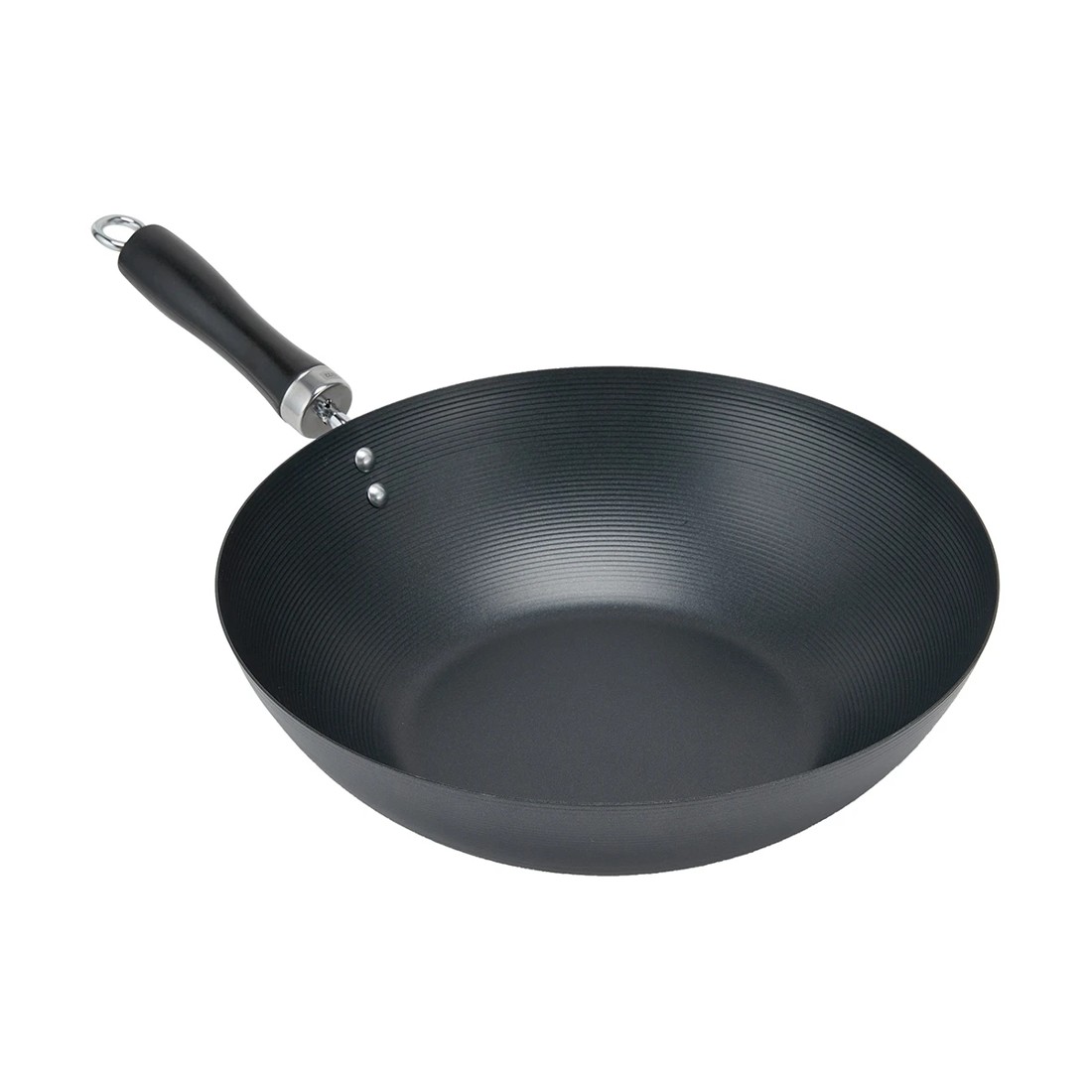 1 30cm Carbon Steel Non-Stick Stir-fry Wok, 1 of 7