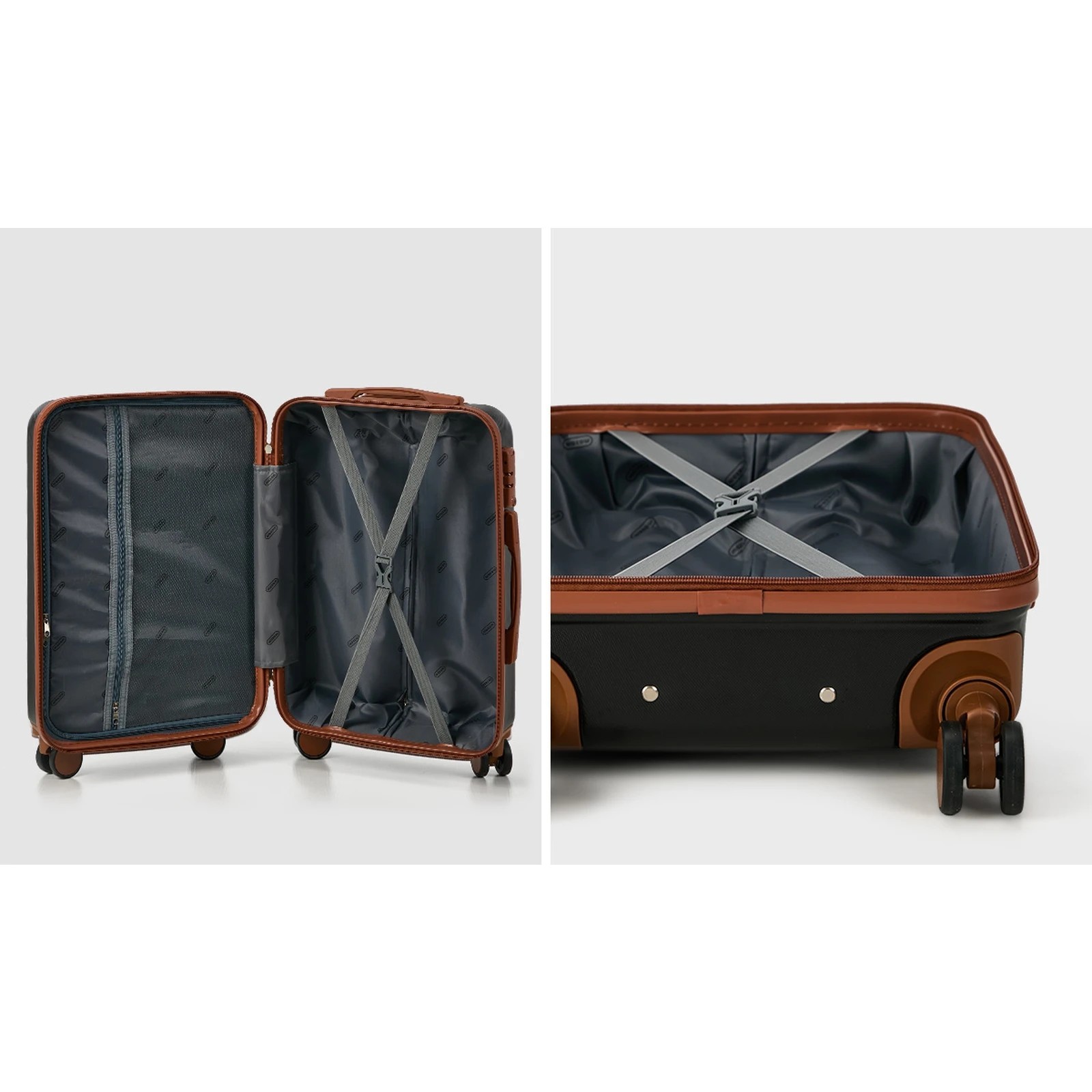 5 Mazam 3PCS Luggage Suitcase Trolley Set TSA Lock Hard Shell Case - Black, 5 of 10