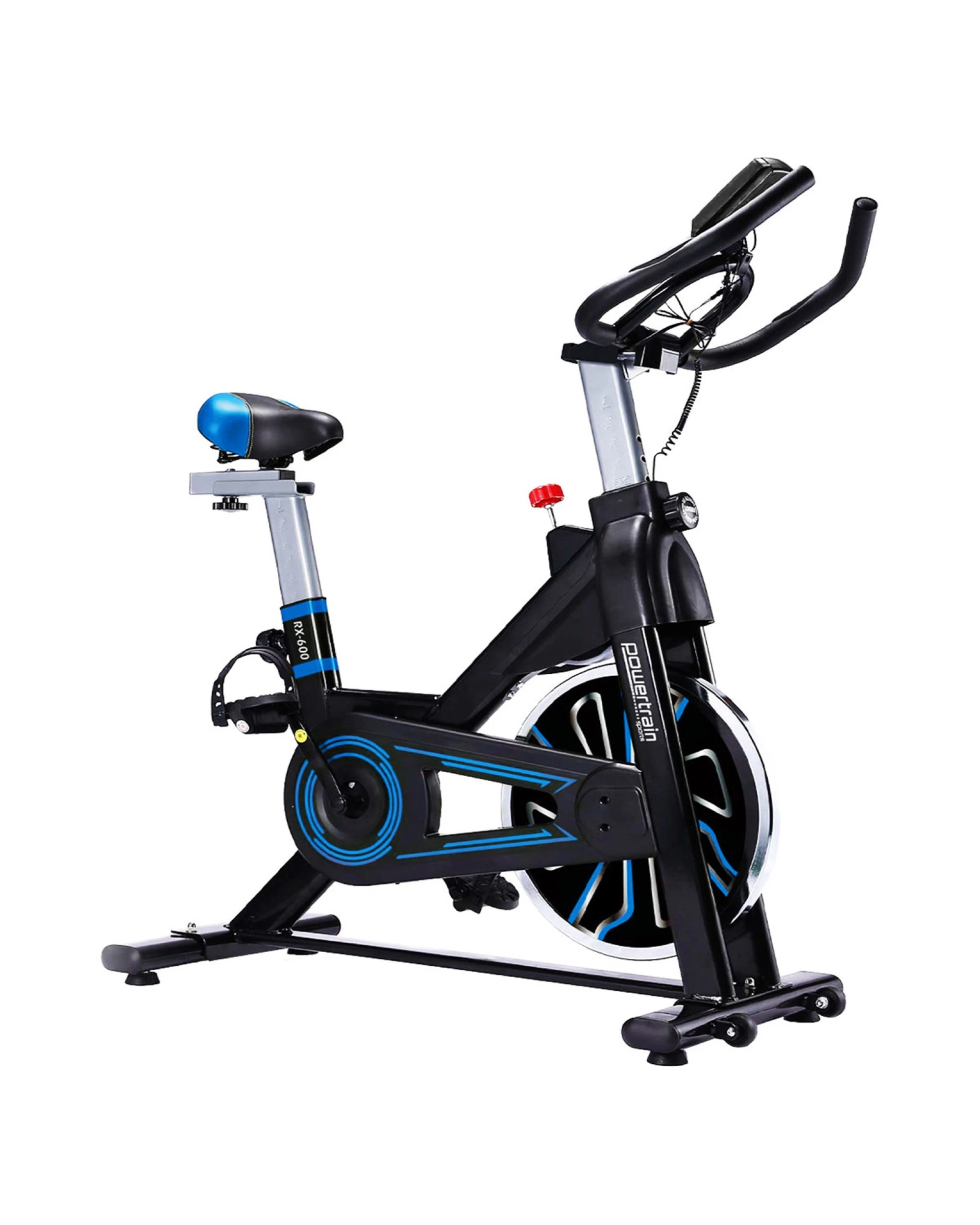 3 PowerTrain RX-600 Exercise Spin Bike Cardio Cycle, 3 of 9
