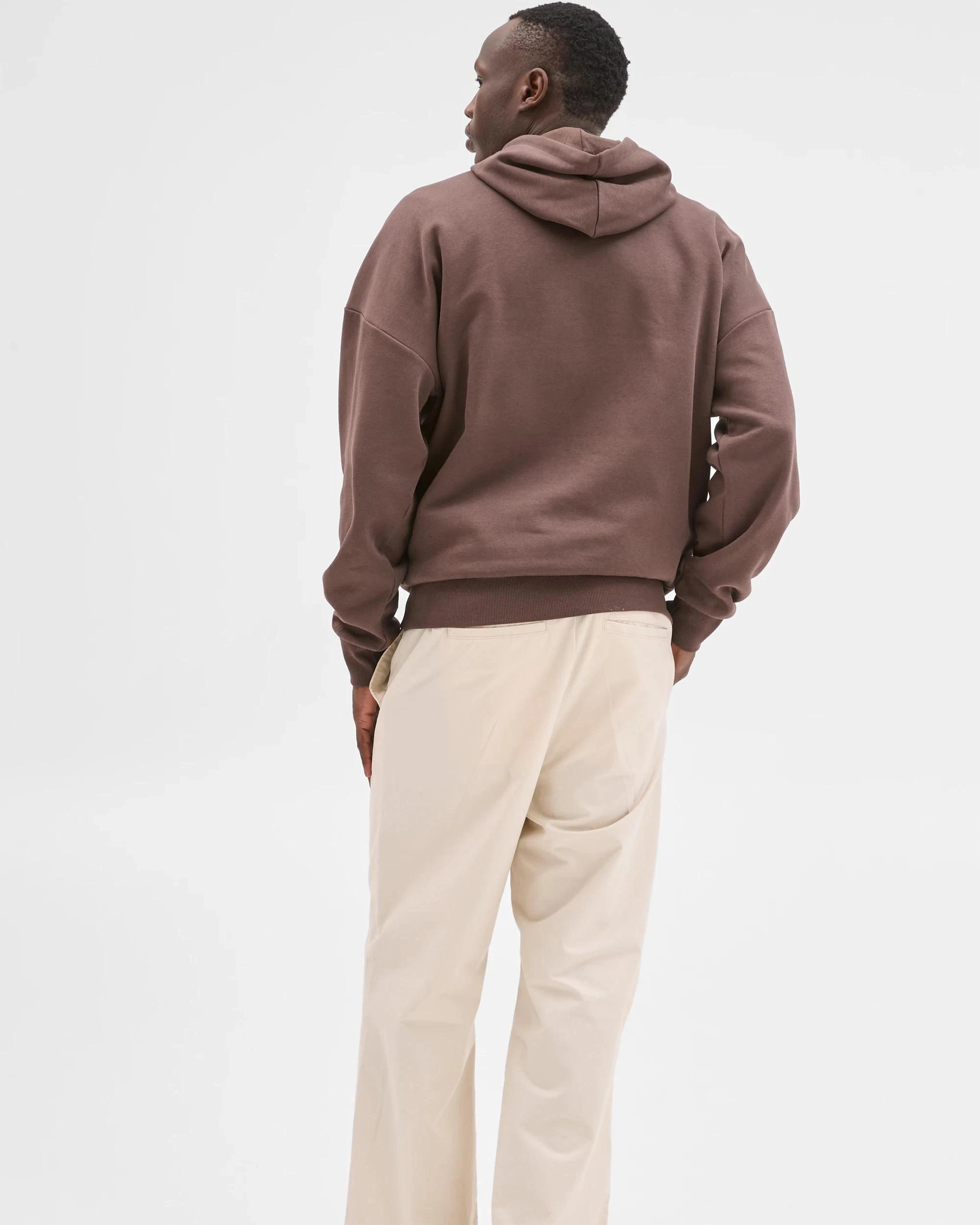 5 Nirvana Logo Australian Cotton Blend Graphic Hoodie CHOCOLATE, 5 of 6