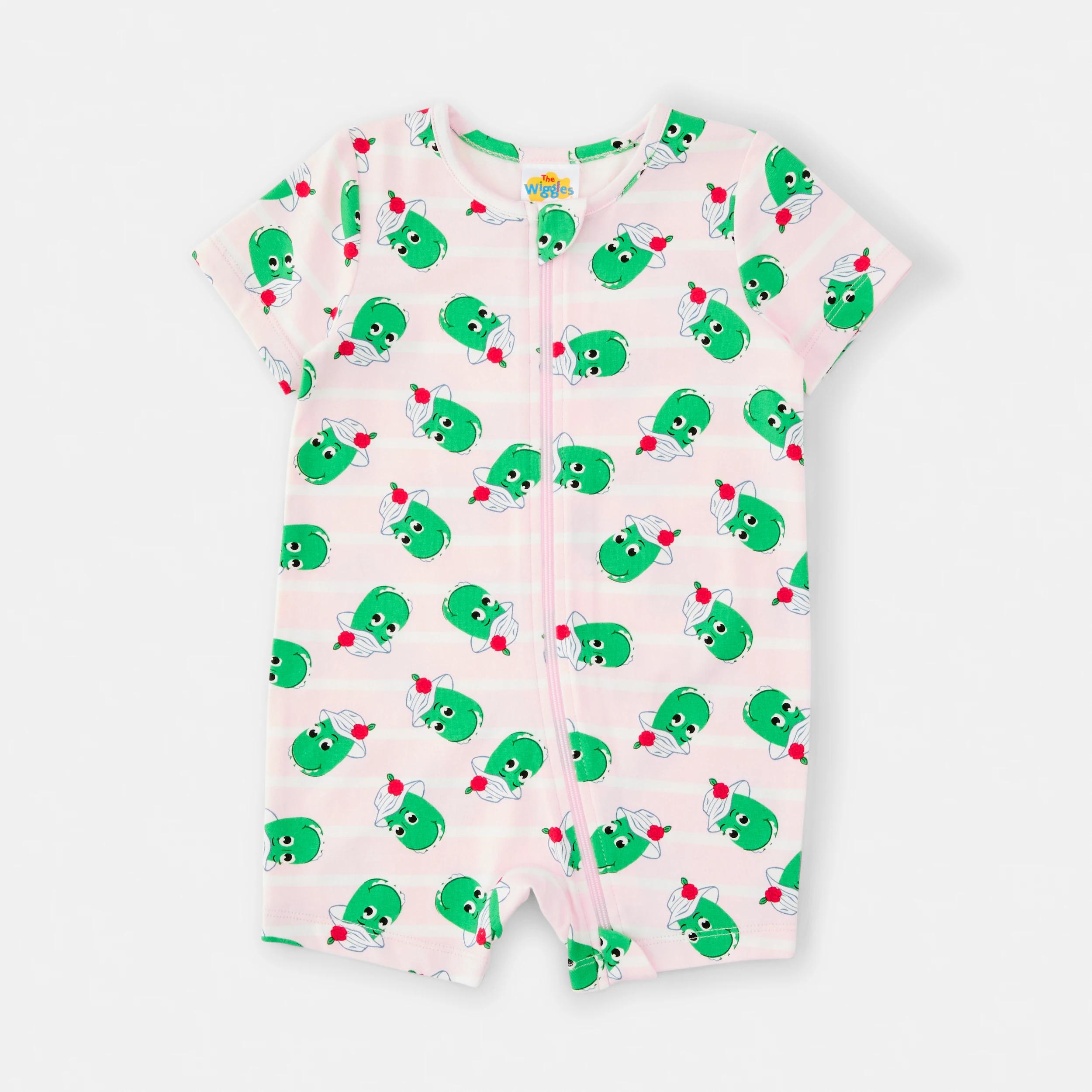 1 Wiggles Dorothy License Romper DOROTHY WIGGLE STRIPE, 1 of 3
